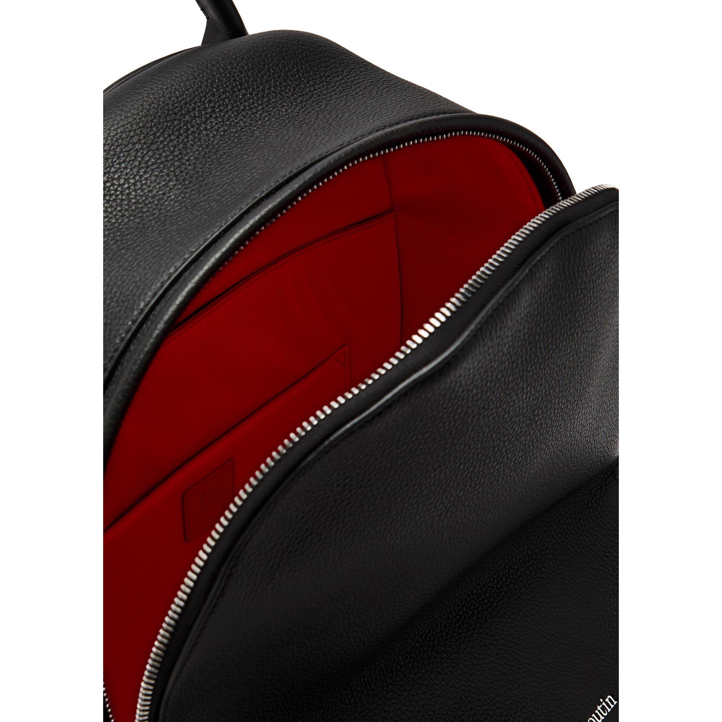 BLACK - Christian Louboutin - Men's Stoic Leather Backpack - 5