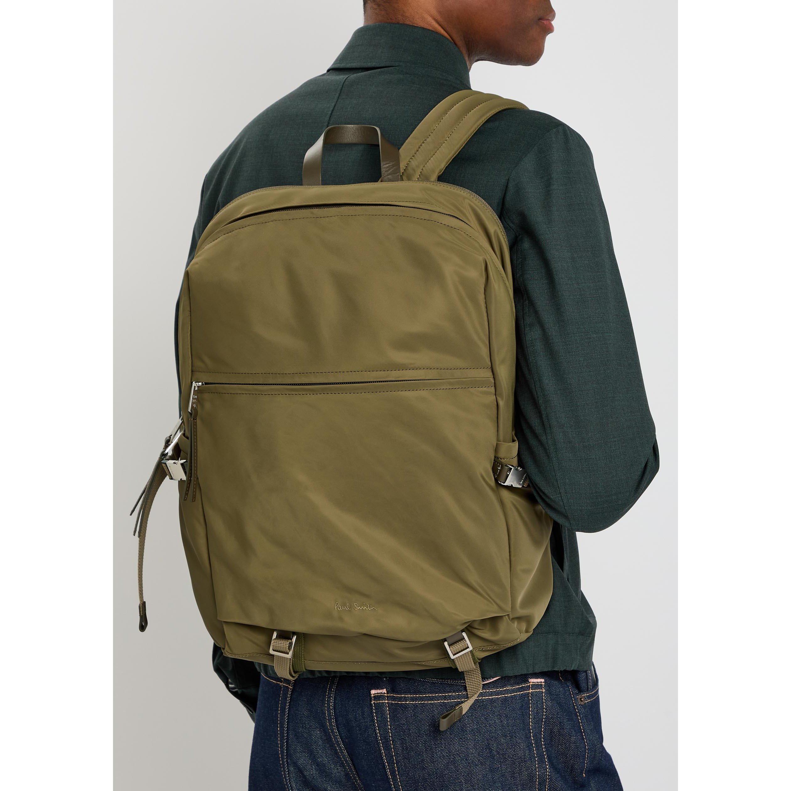 KHAKI - Paul Smith - PS MEN BAG BACKPACK - 3