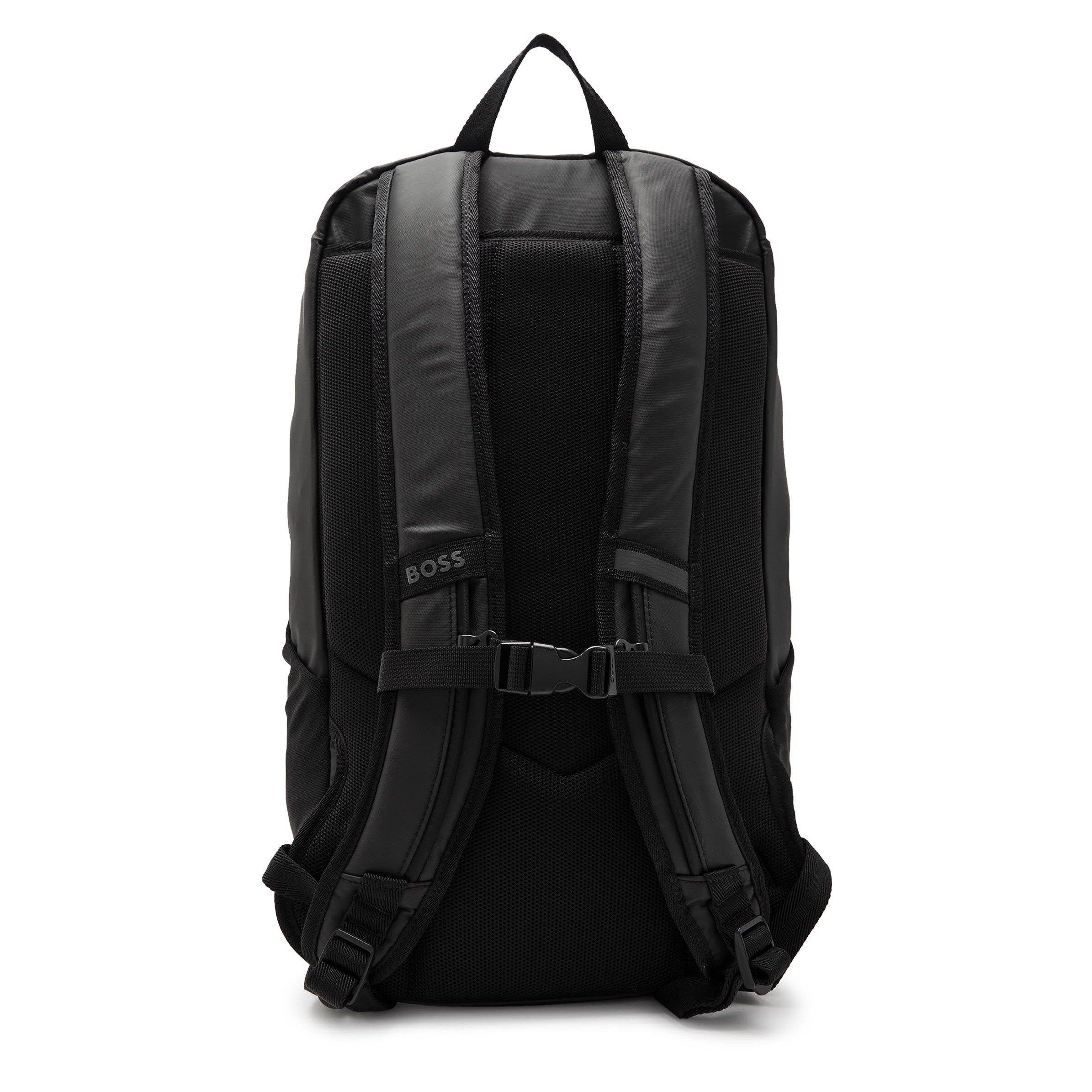 BLACK - Hugo - HUGO BOSS STENSON BACKPACK - 2