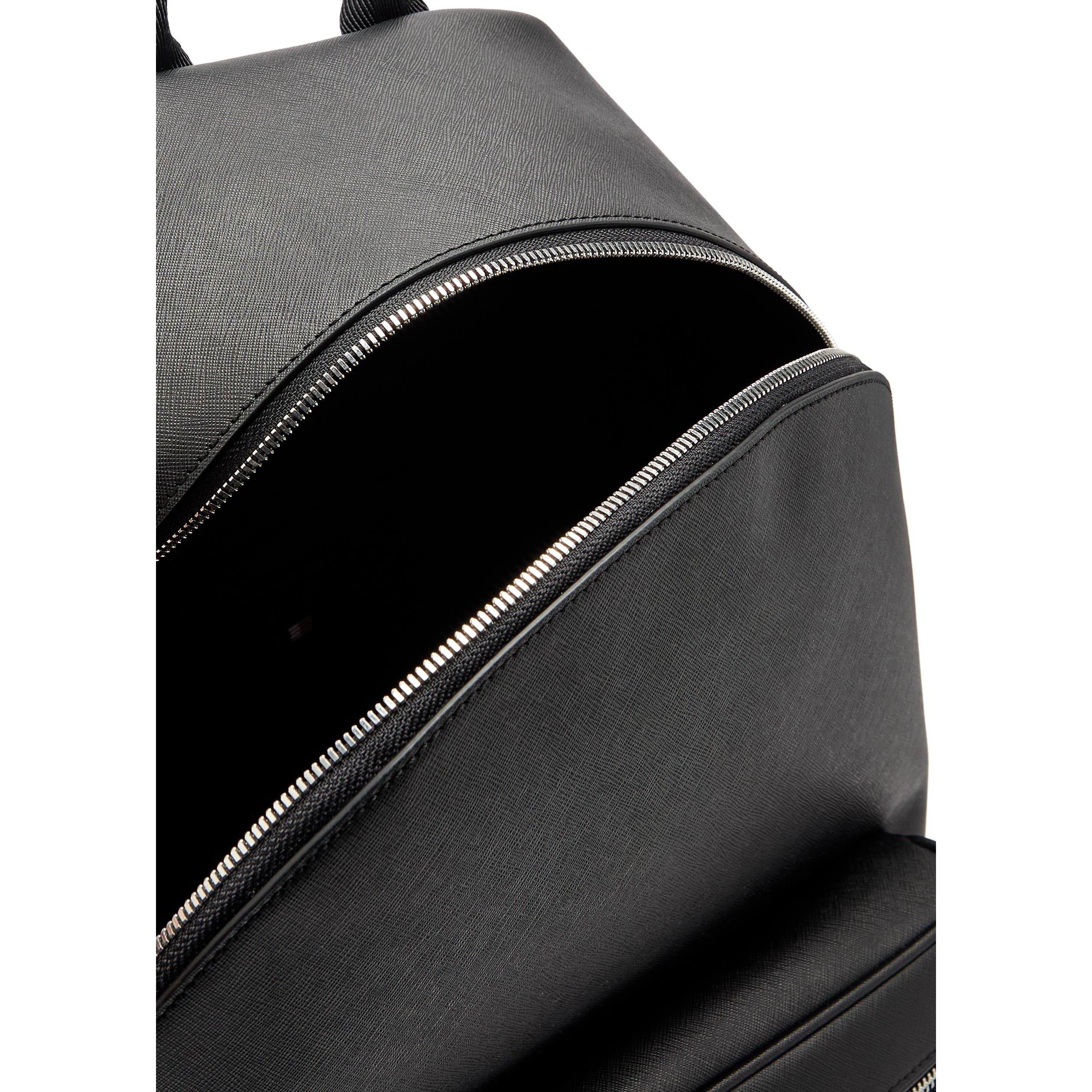 BLACK - Hugo - HUGO BOSS NORTHON BACKPACK - 5