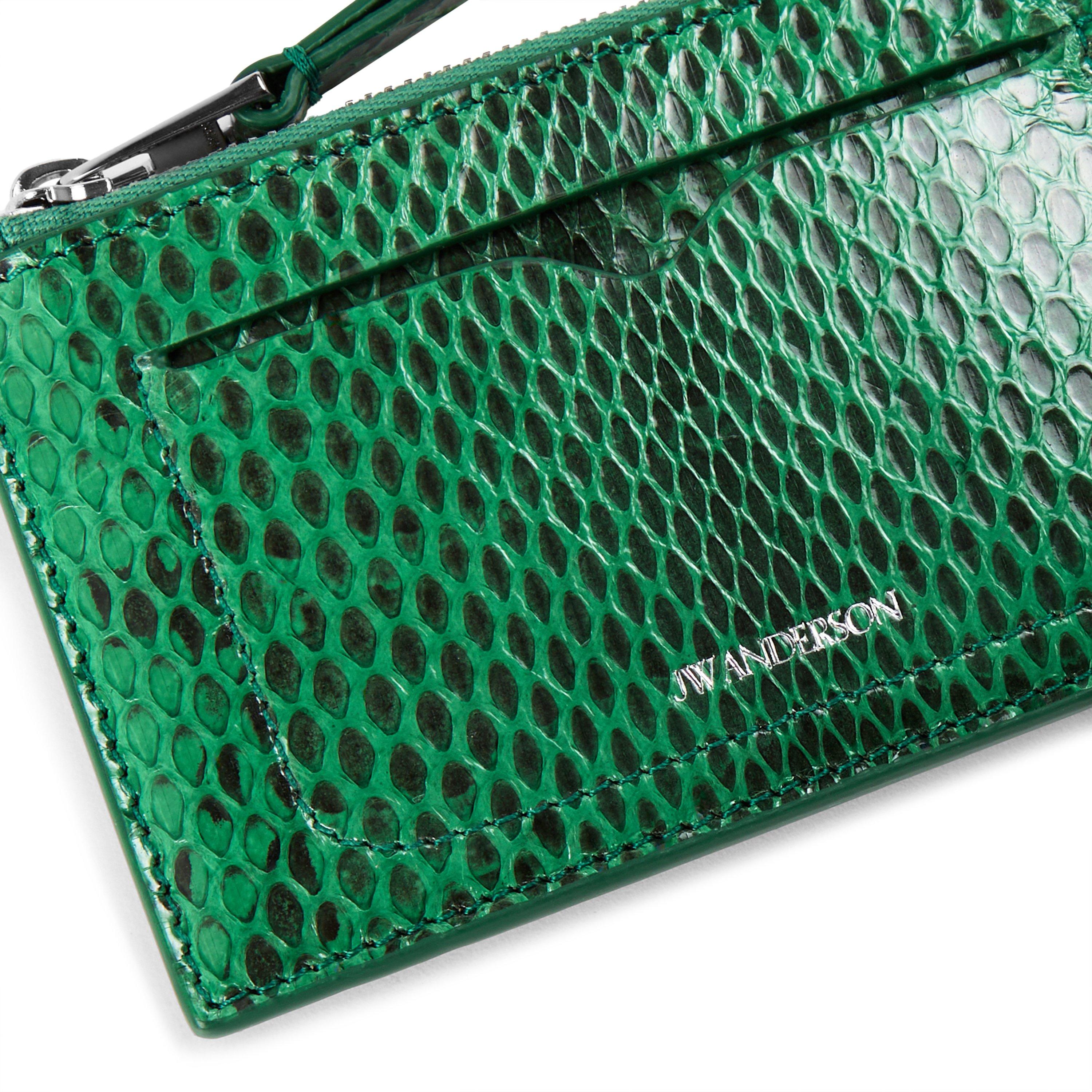 GREEN - JW Anderson - LOAFER ZIP WALLET - 3
