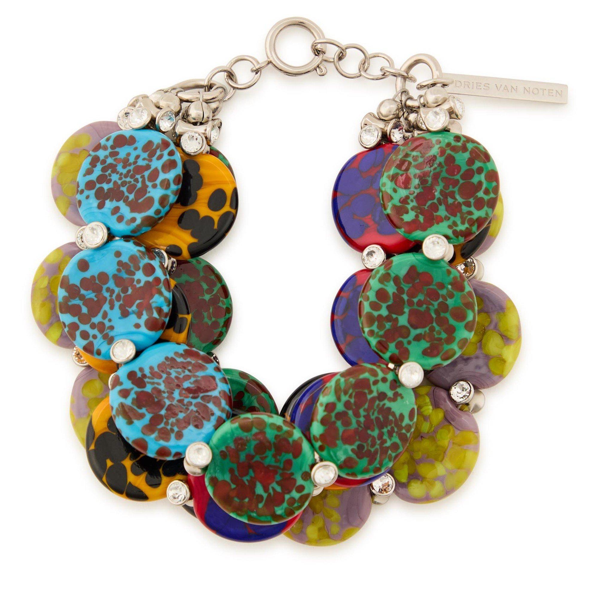 Dries Van Noten MULTI ROW GLASS BRACELET