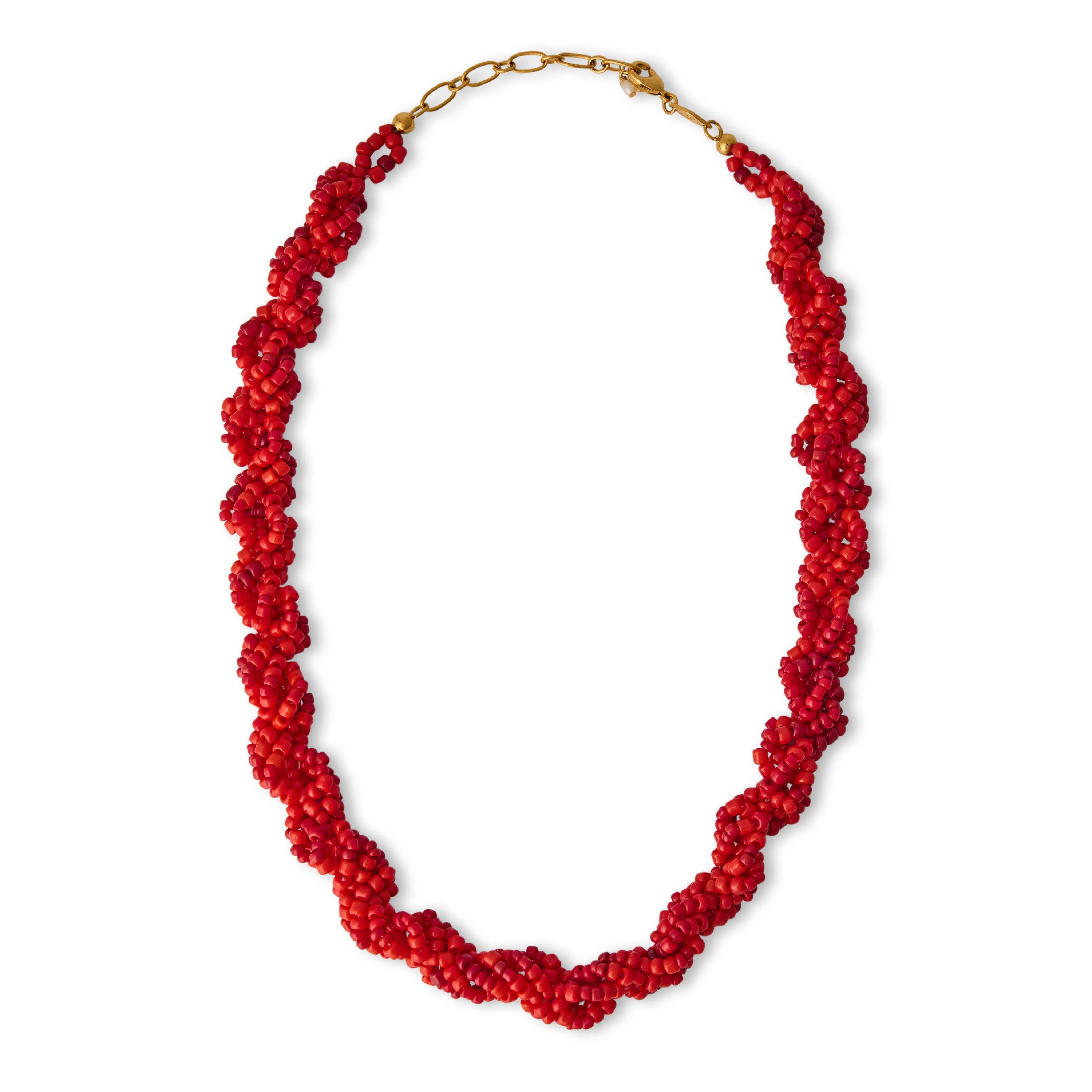 RED - Anni Lu - SCARLET WAVE NECKLACE - 2