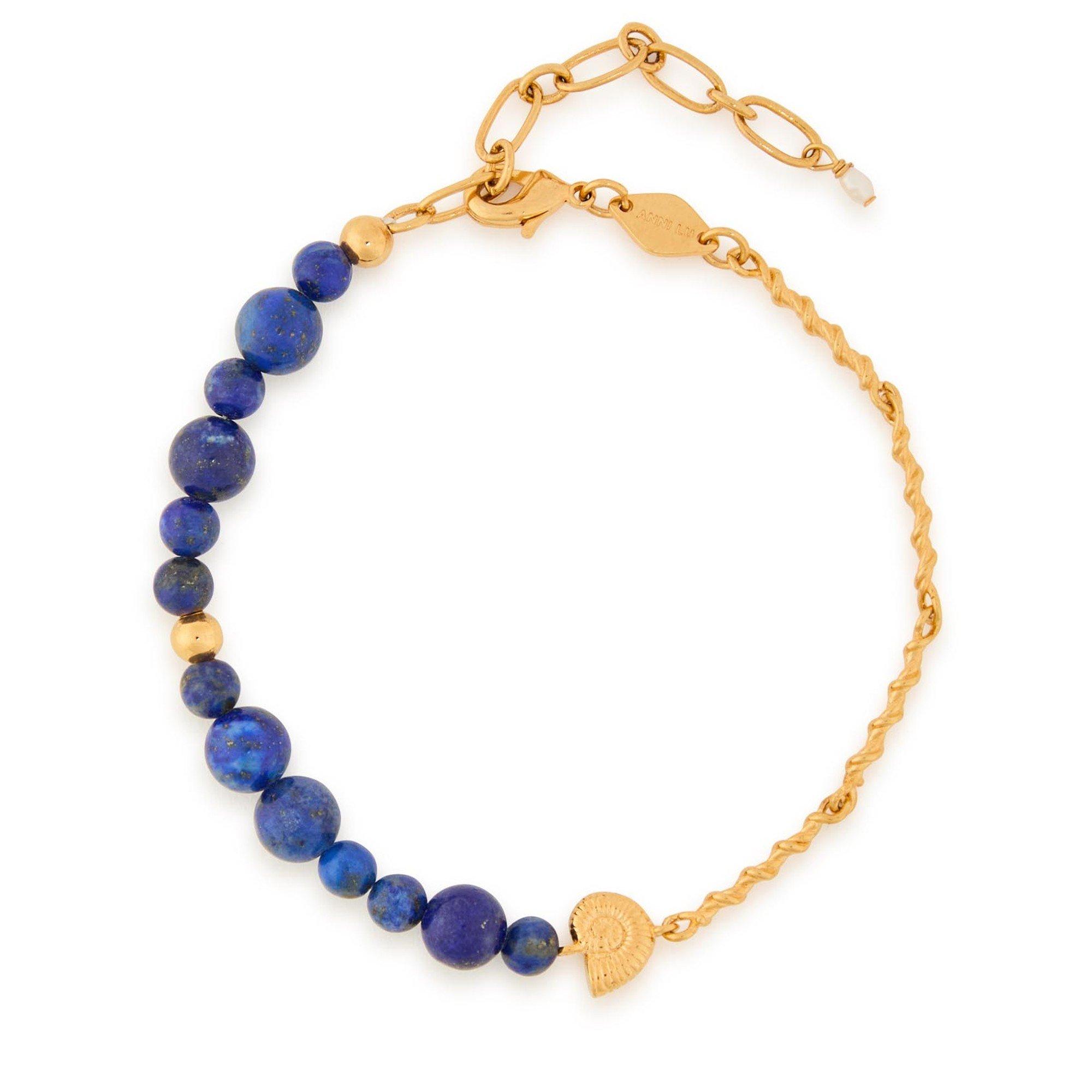 GOLD - Anni Lu - DEEP BLUE BRACELET - GOLDEN LA