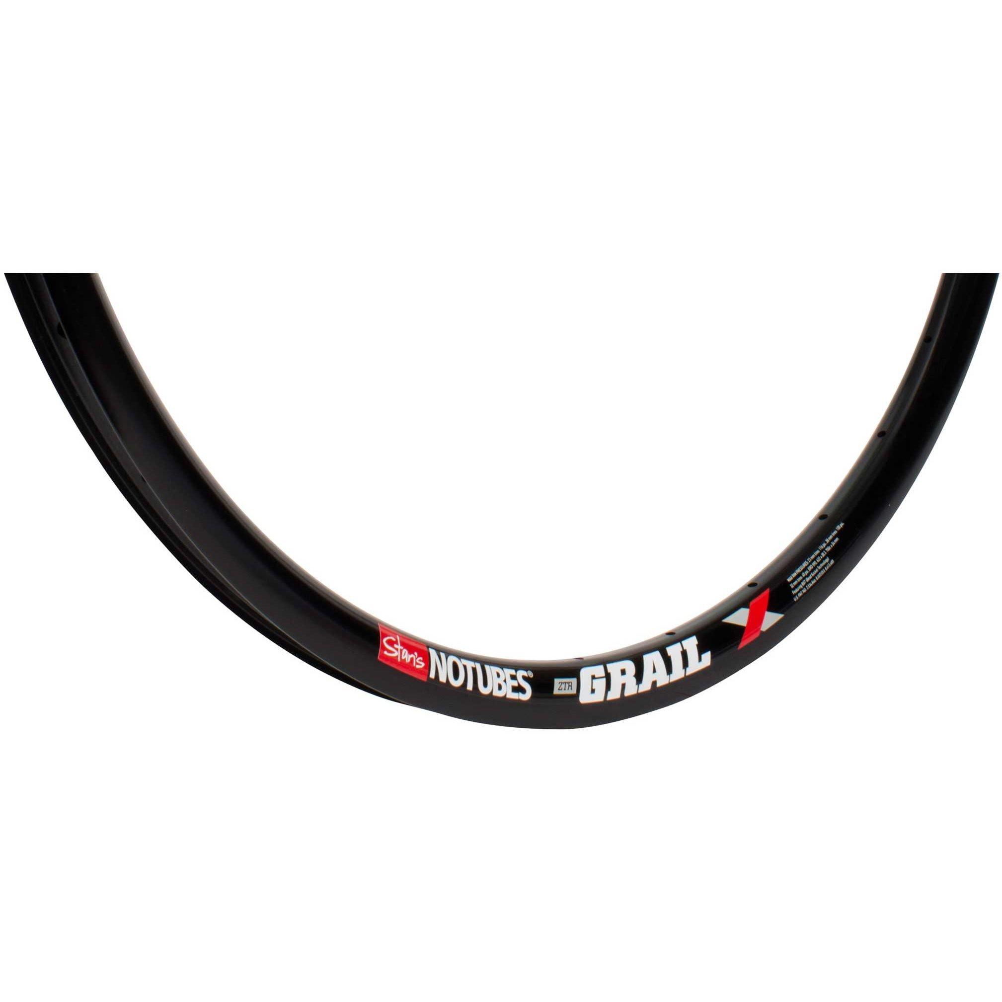 Zwart/Rood - Stans NoTubes - No Tubes ZTR Grail Disc 700c Rim - 2