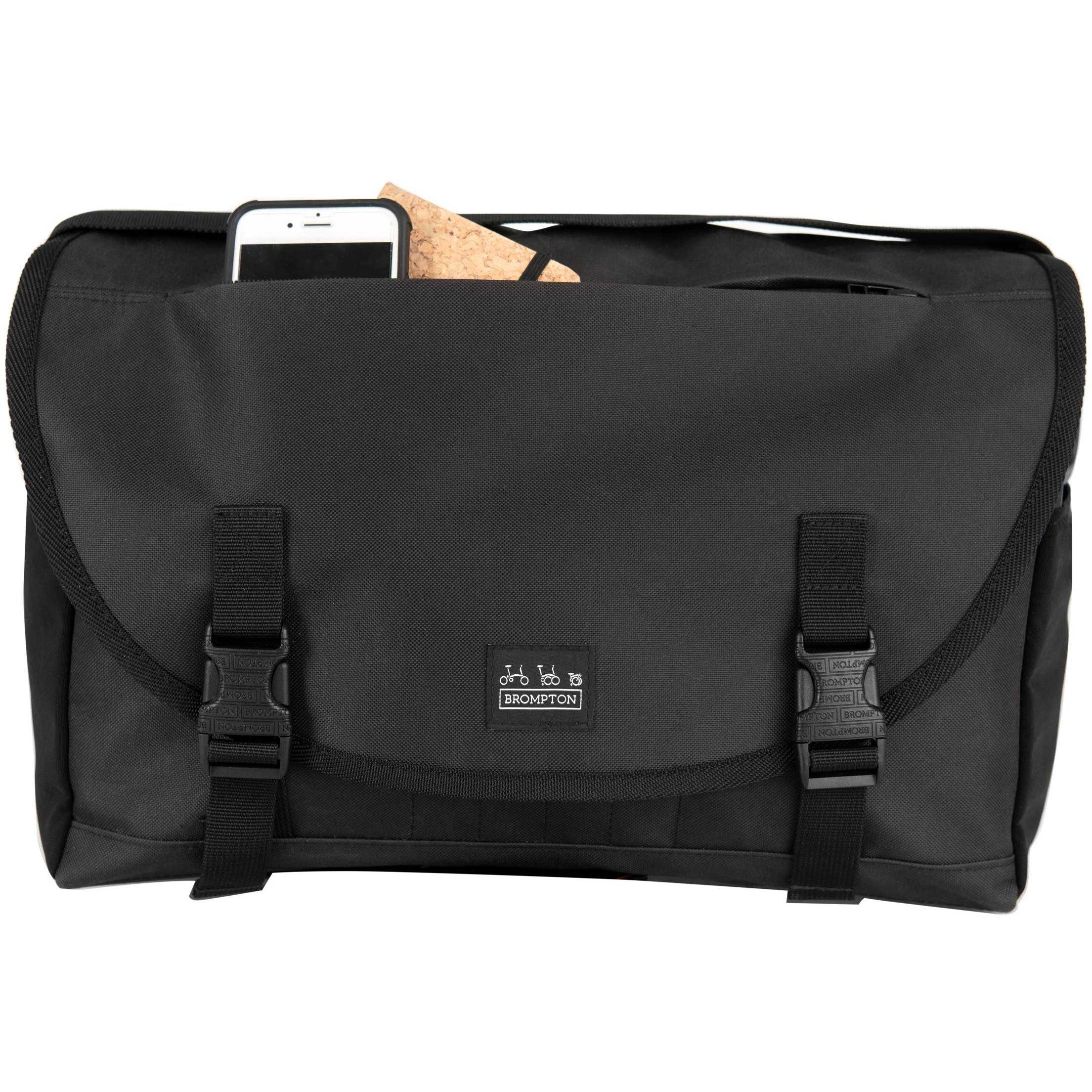 Black - Brompton - Metro Messenger Bag Medium - 3