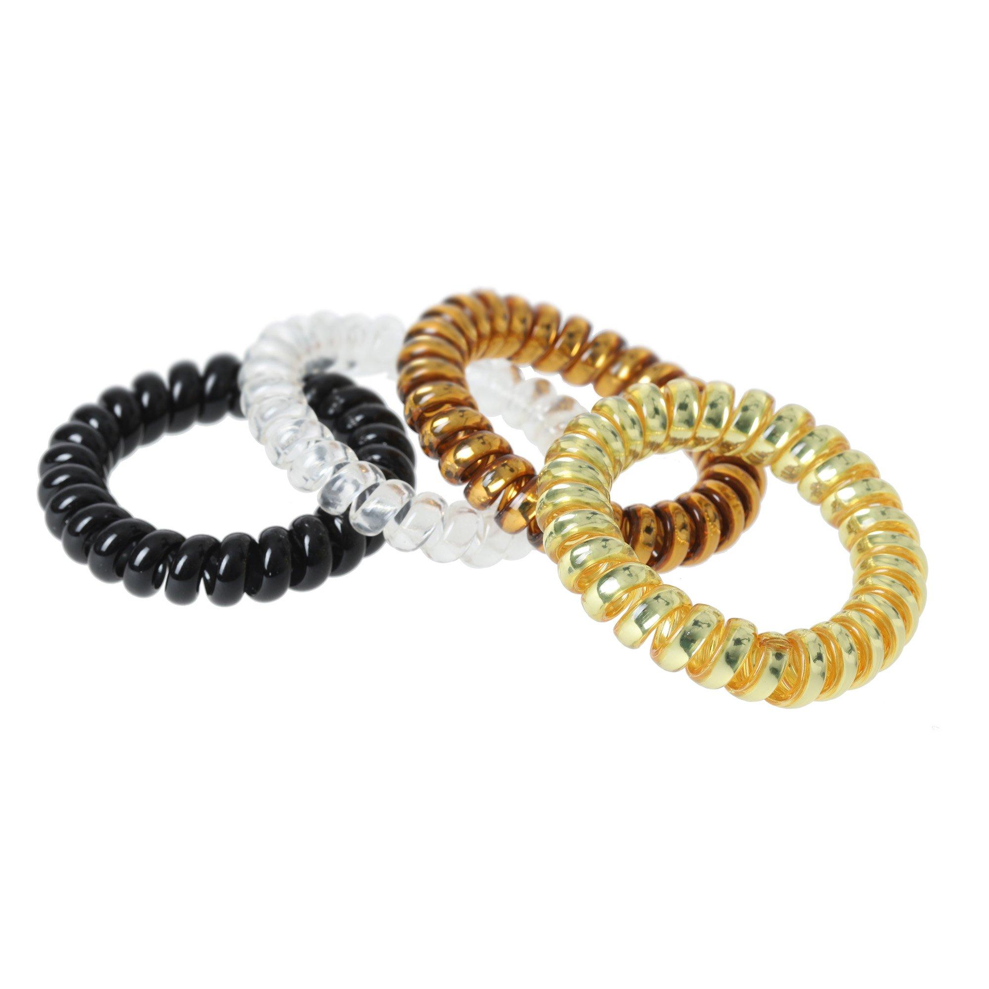 Multi - Miso - 4Pk Spiral Hairbands - 1