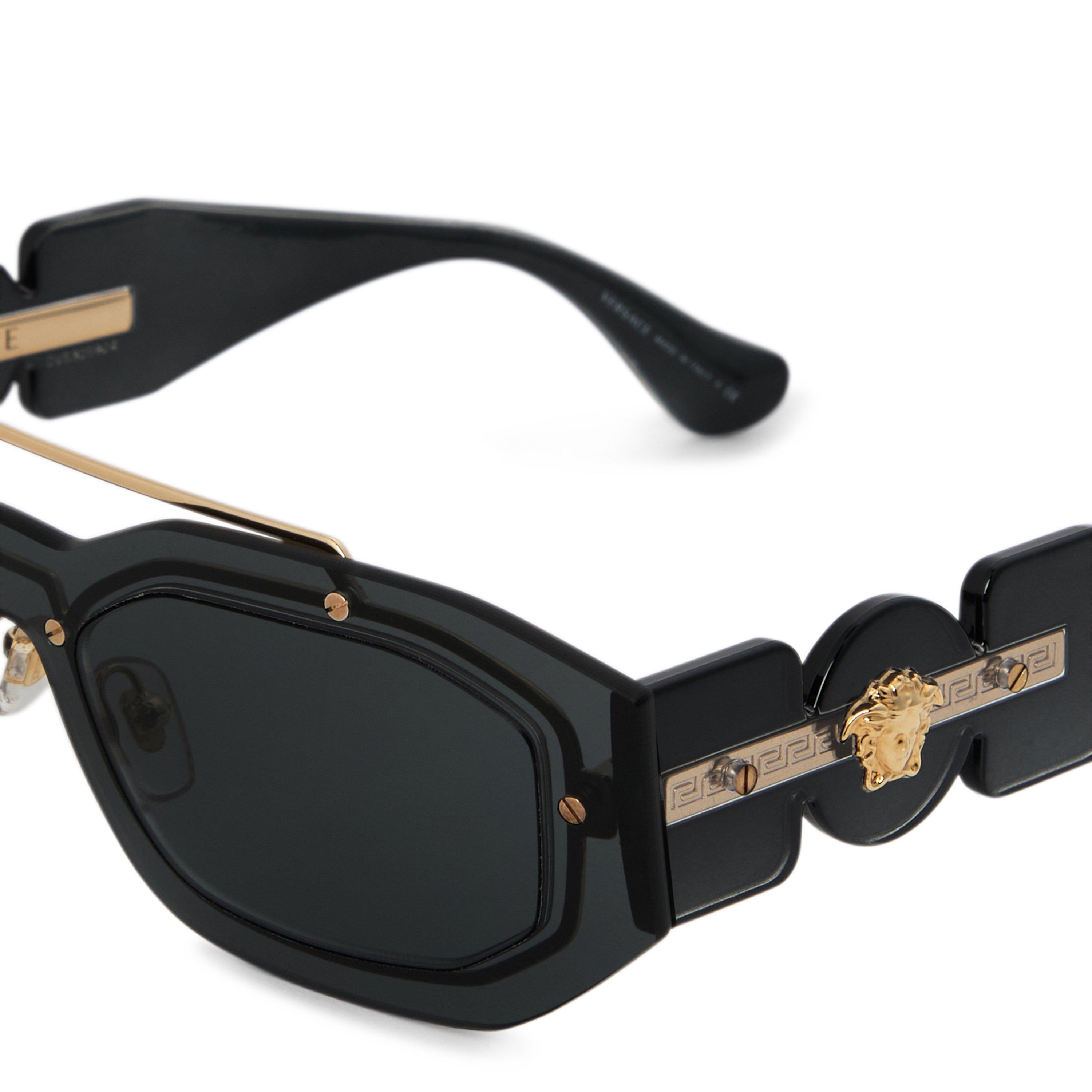 BLACK AND OTHER - Versace - V M HEXAGONAL ACETATE MIR - 3
