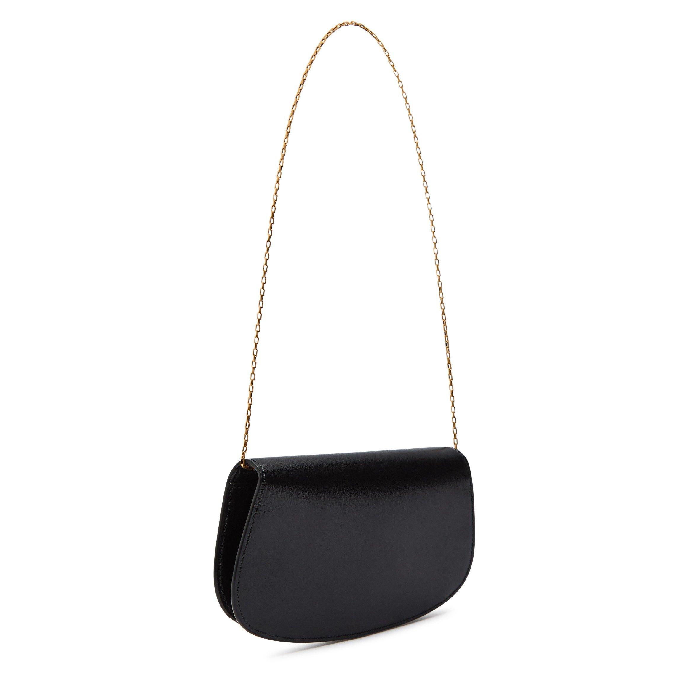 BLACK - Saint Laurent - DEMILUNE WALLET ON CHAIN - 2