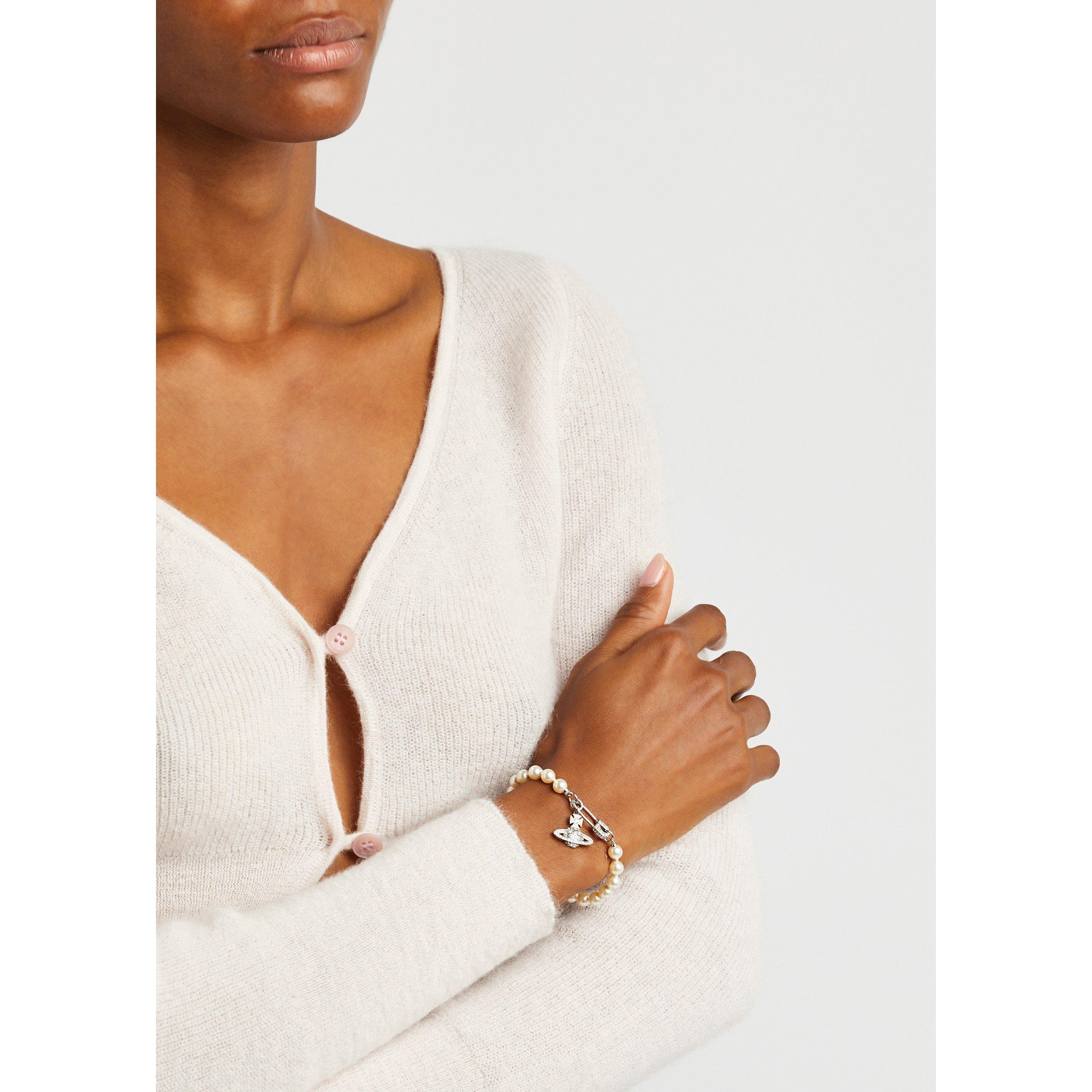 PEARL AND OTHER - Vivienne Westwood - LUCRECE PEARL SAFETY PIN BRCLT - 3