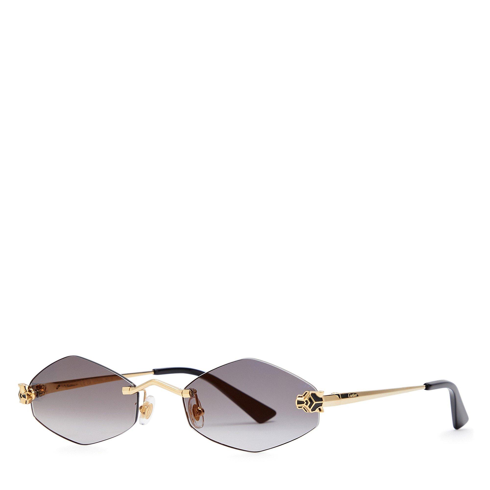 GOLD AND OTHER - Cartier - CTR W RIMLESS OVAL SG - 1
