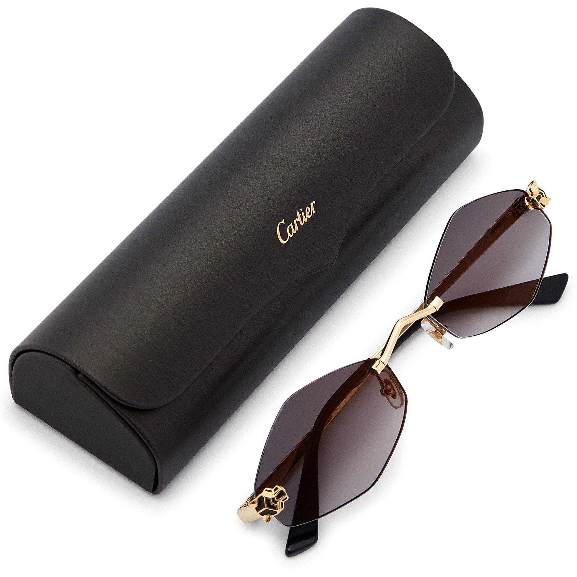 GOLD AND OTHER - Cartier - CTR W RIMLESS OVAL SG - 4