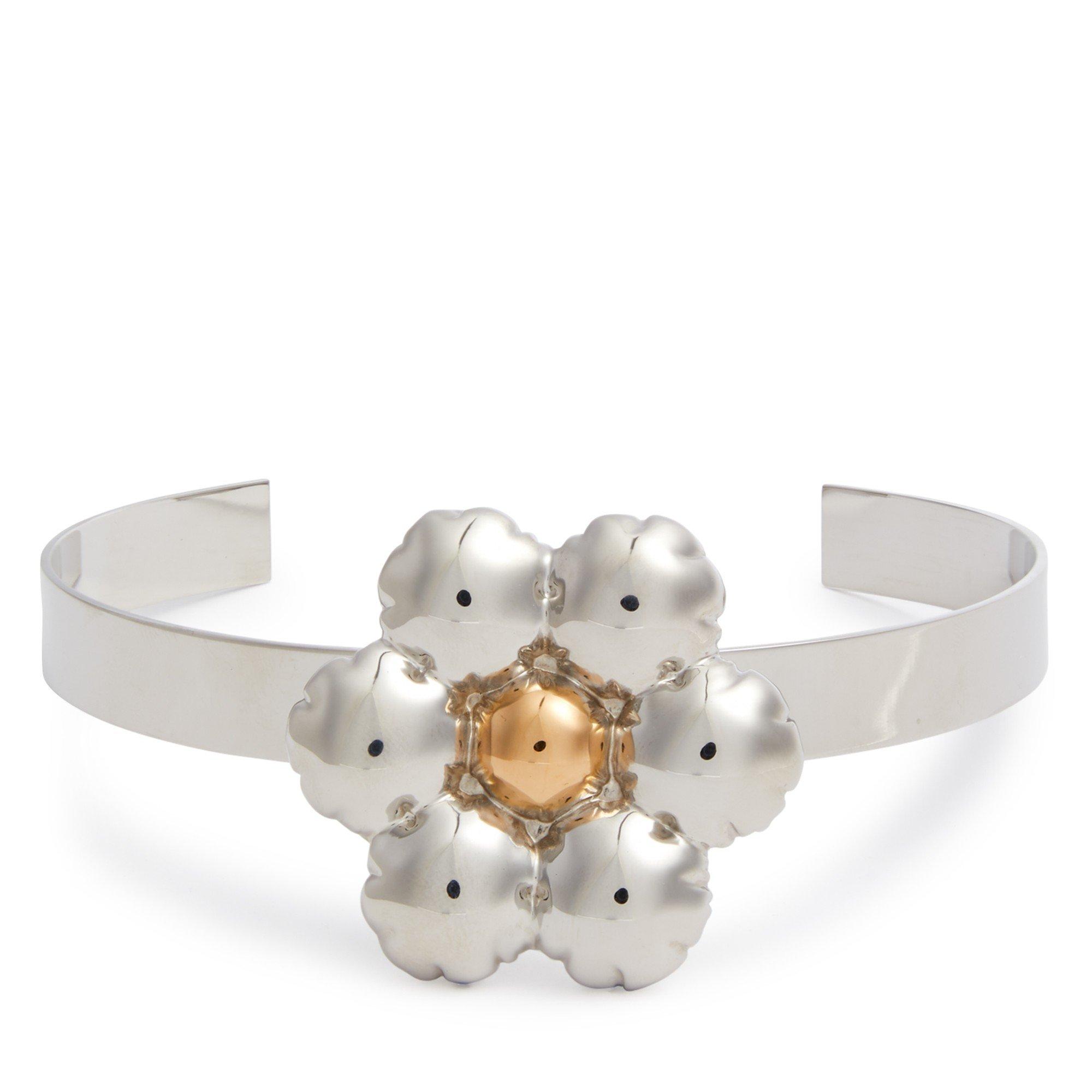 SILVER AND OTHE - Marni - FLOWER METAL CHOKER - 1