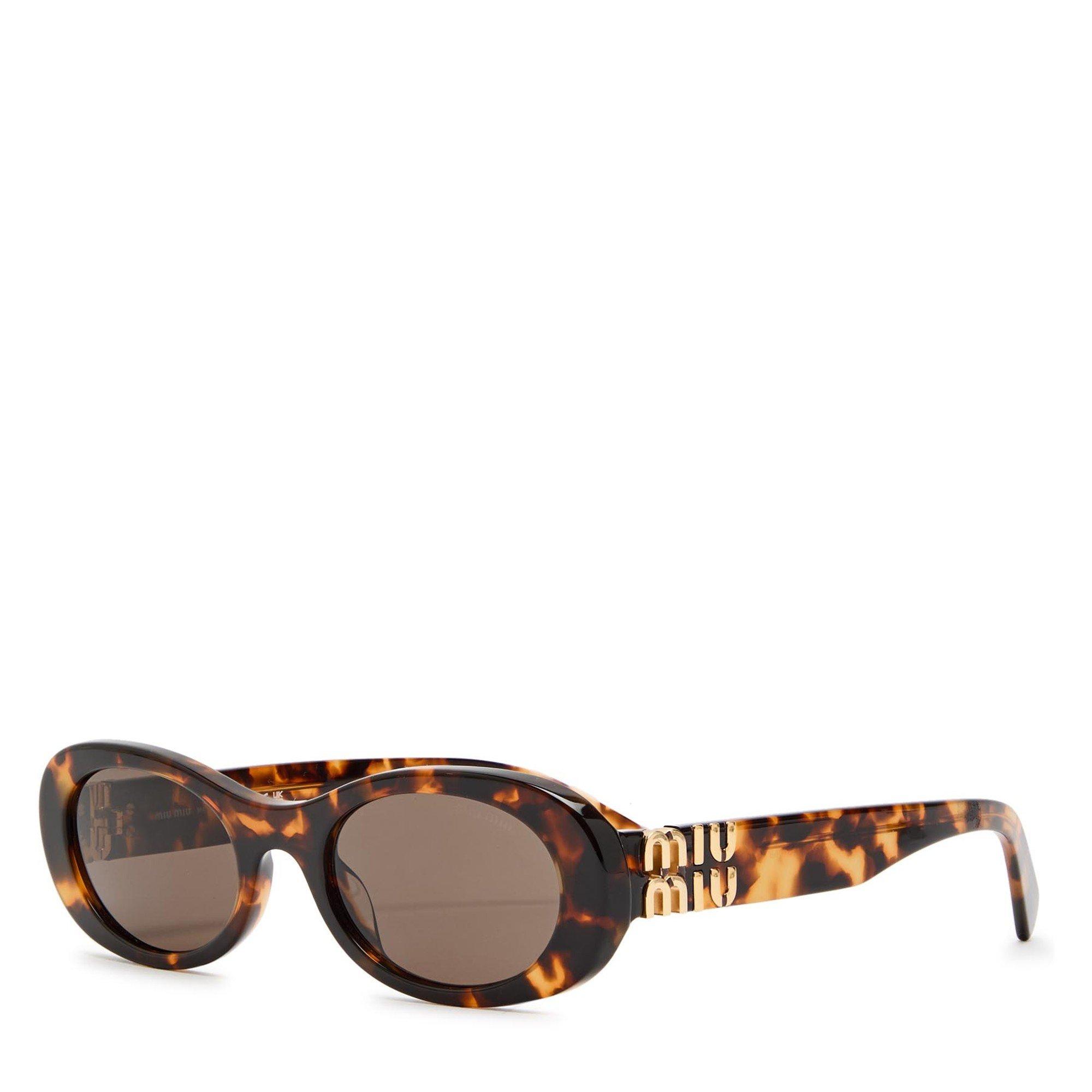 BROWN HAVANA - Miu Miu - MIU MIU F OVAL SG - 1
