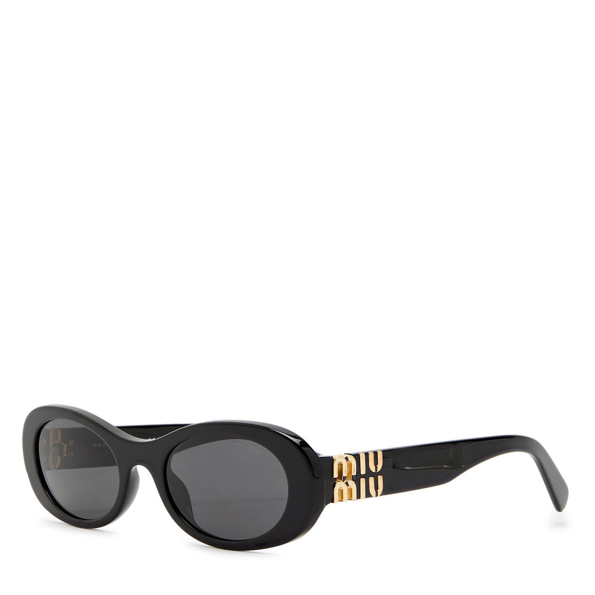 BLACK - Miu Miu - MIU MIU F OVAL SG
