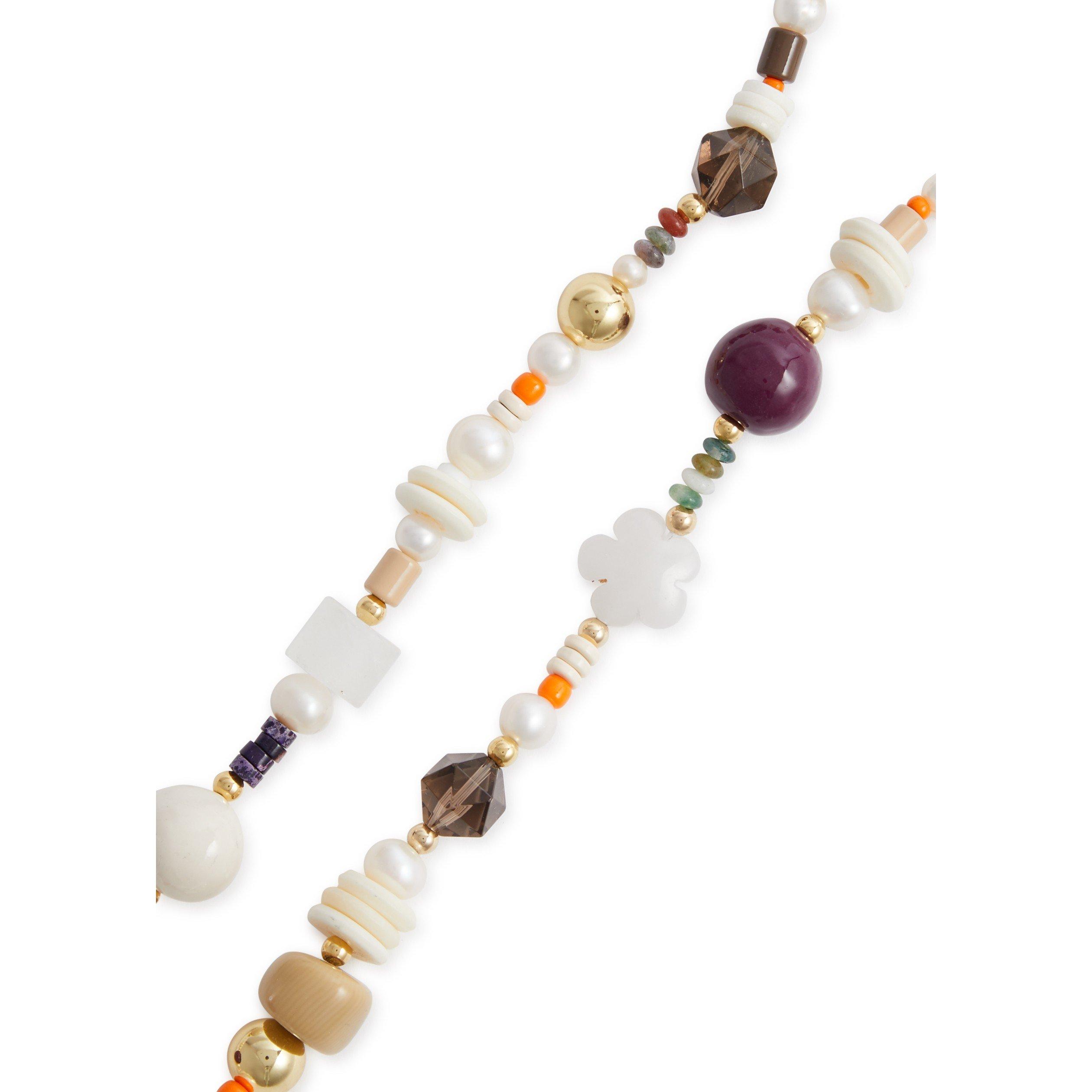 PURPLE AND OTHE - eliou - KRUZE MULTI BEAD NECKLACE - 2