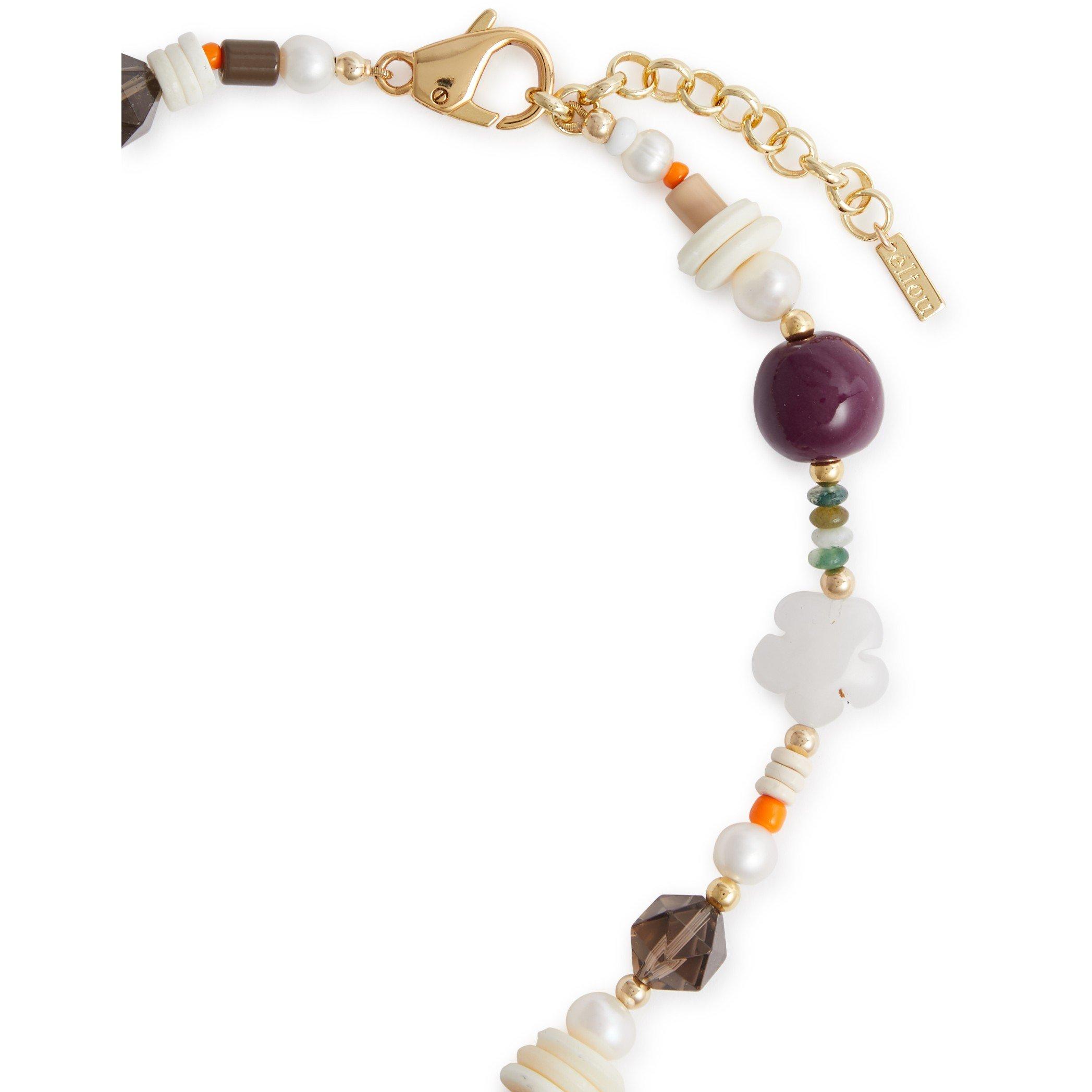 PURPLE AND OTHE - eliou - KRUZE MULTI BEAD NECKLACE - 4