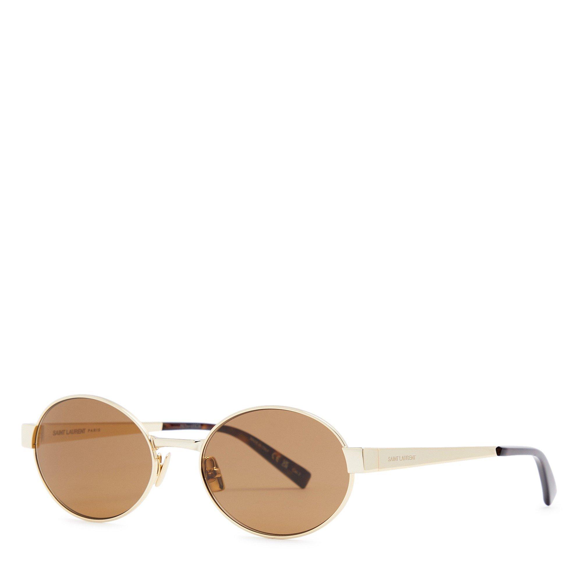 GOLD - Saint Laurent - SL W ROUNDED METAIL SG
