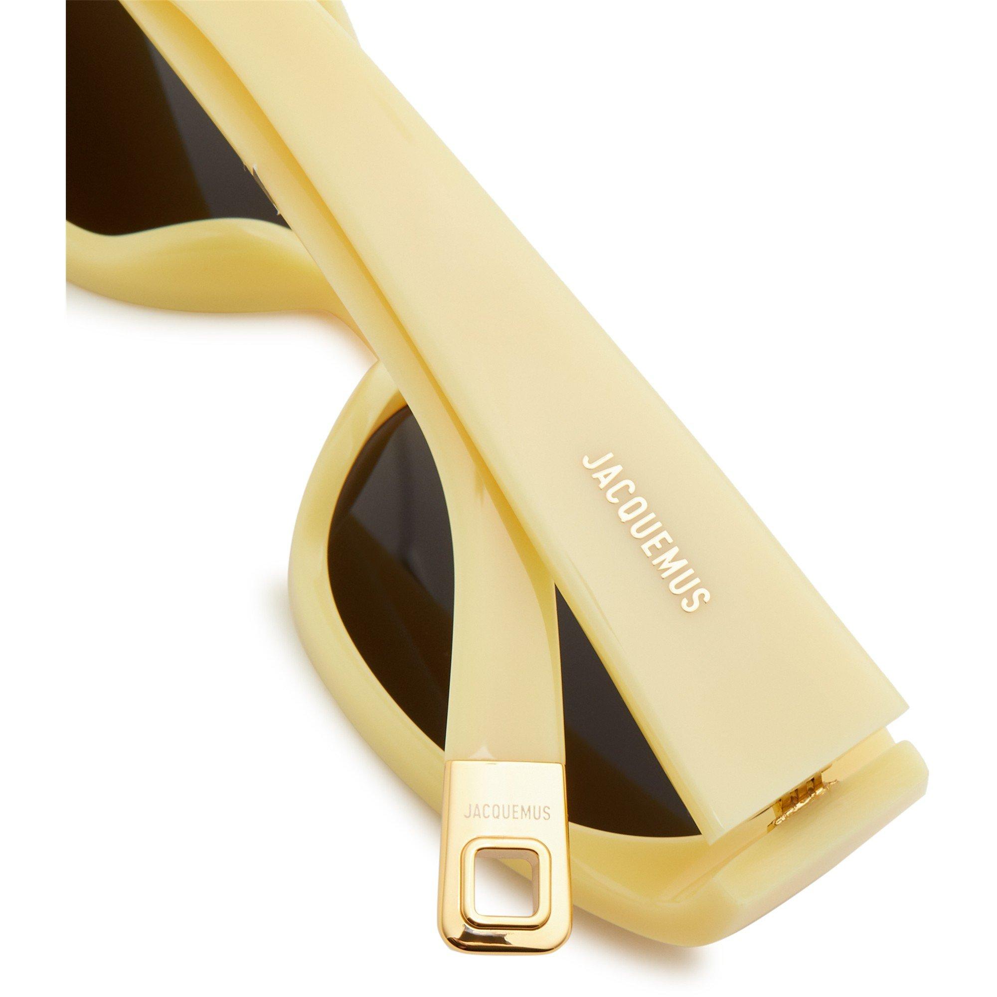 YELLOW AND OTHE - Linda Farrow x Jacquemus - OVALO ACETATE LFXJ SUNGLASSES - 3