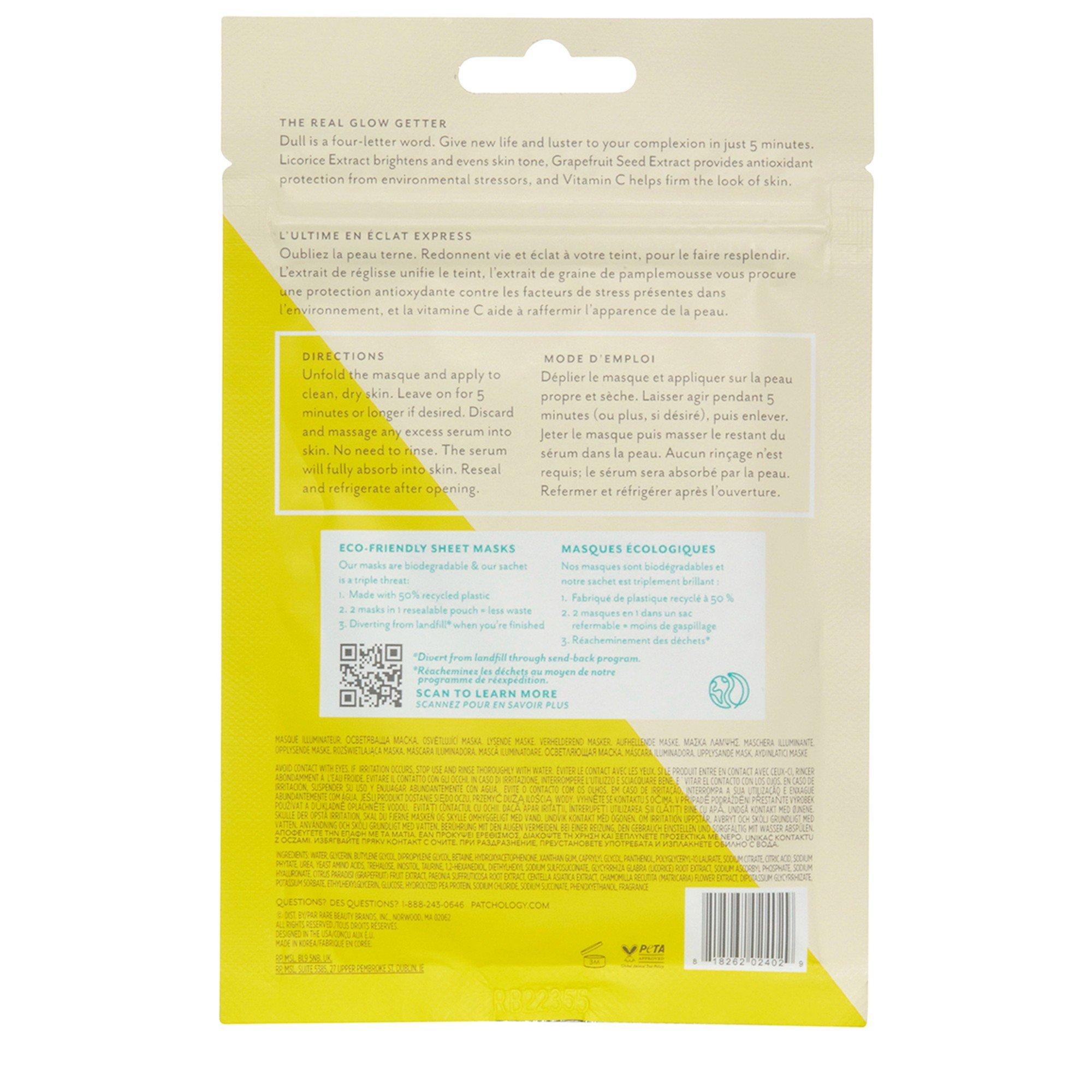 Not Applicable - Patchology - ILLUMINATE SHEET MASK 2-P - 2