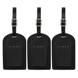 Linea PU Travel Tags  3pk