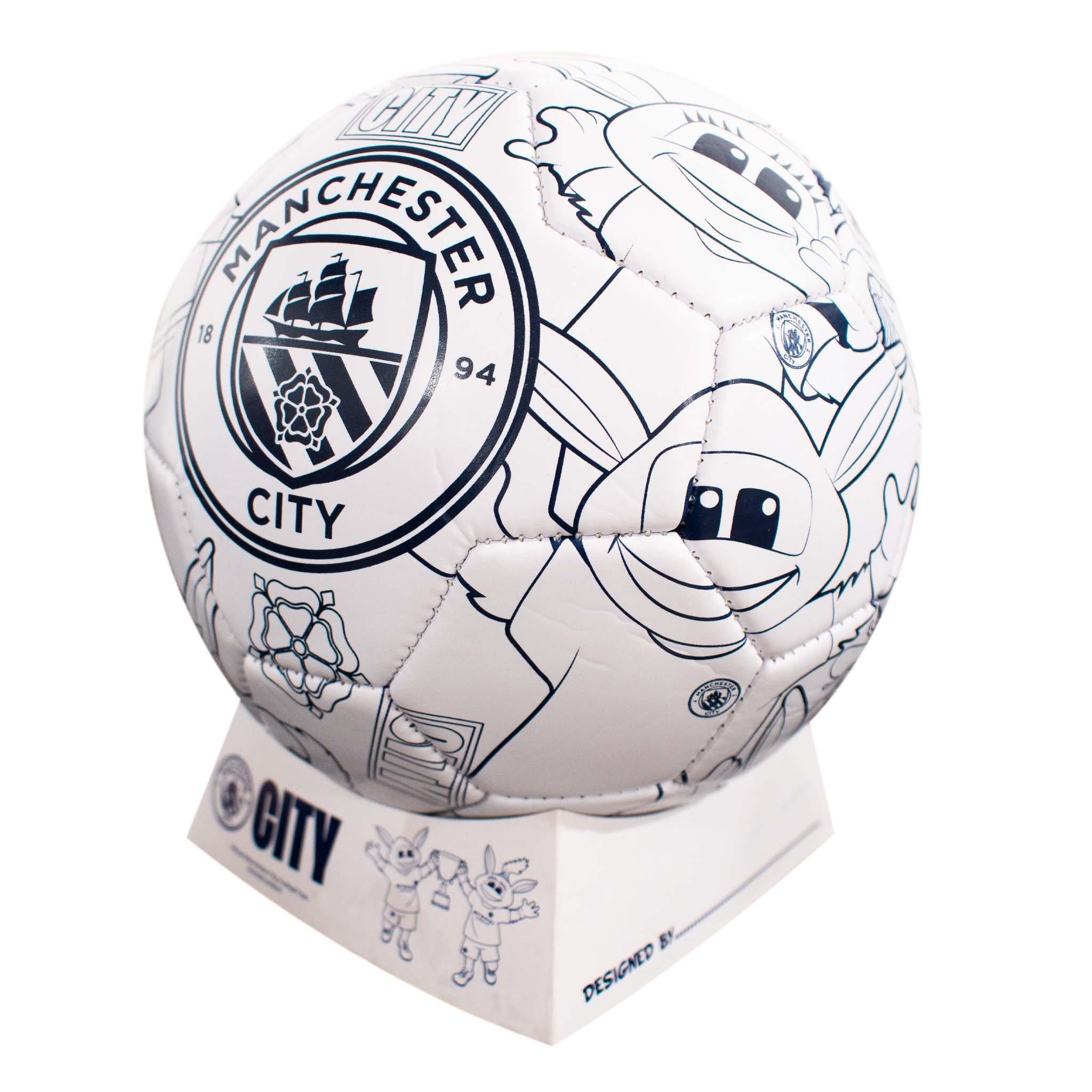 Manchester City - Team - Mini Colour In Football Supporter Set - 2