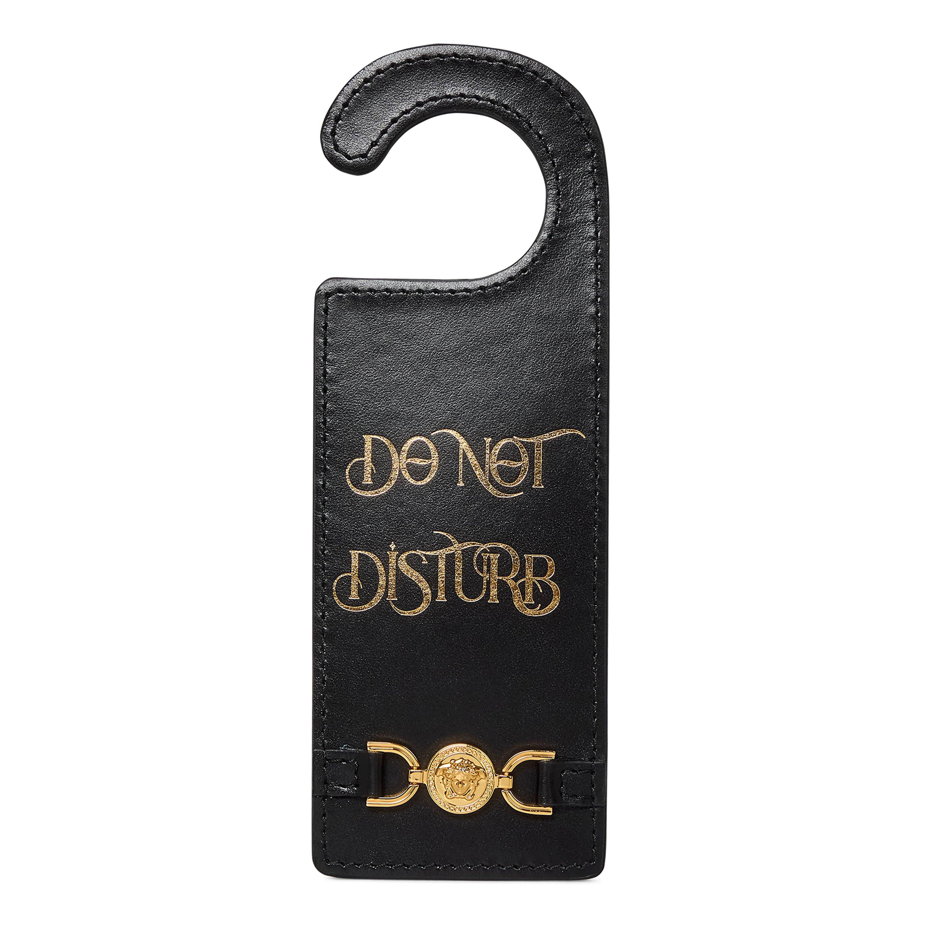 Black - Versace Home - Door Sign Wall Art - 1