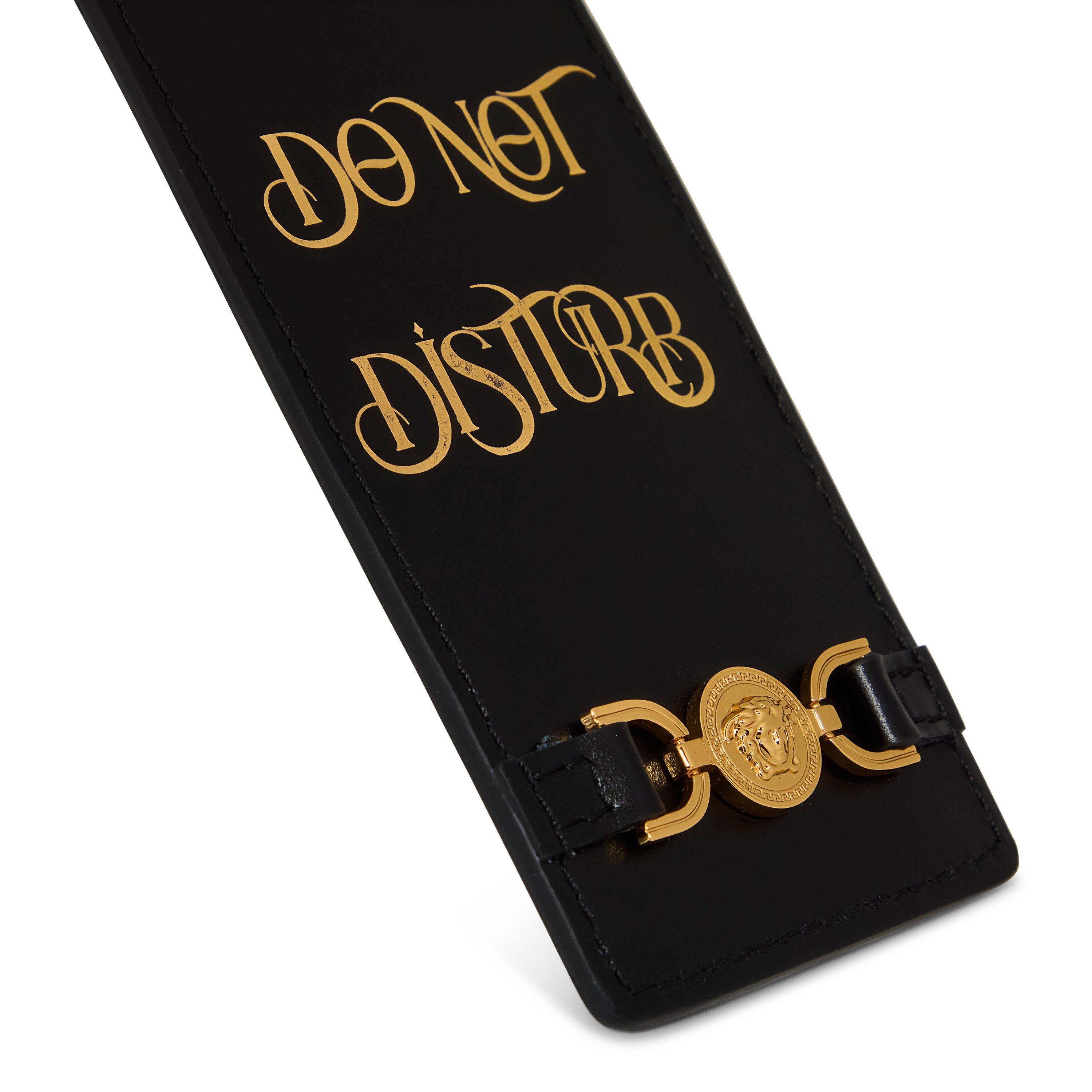 Black - Versace Home - Door Sign Wall Art - 3