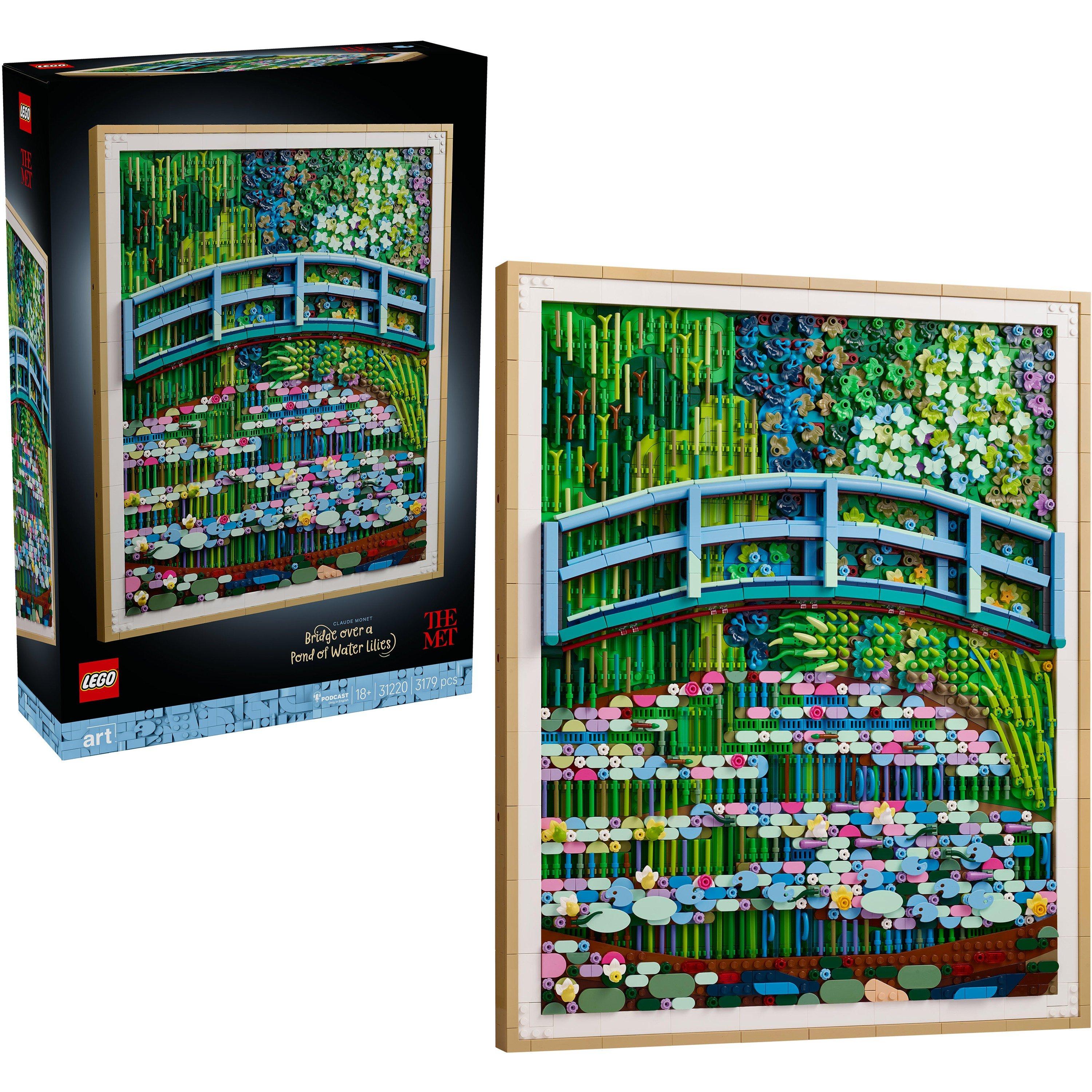 Claude Monet - LEGO - Art 31220 Claude Monet – Bridge over a Pond of Water Lilies - 1