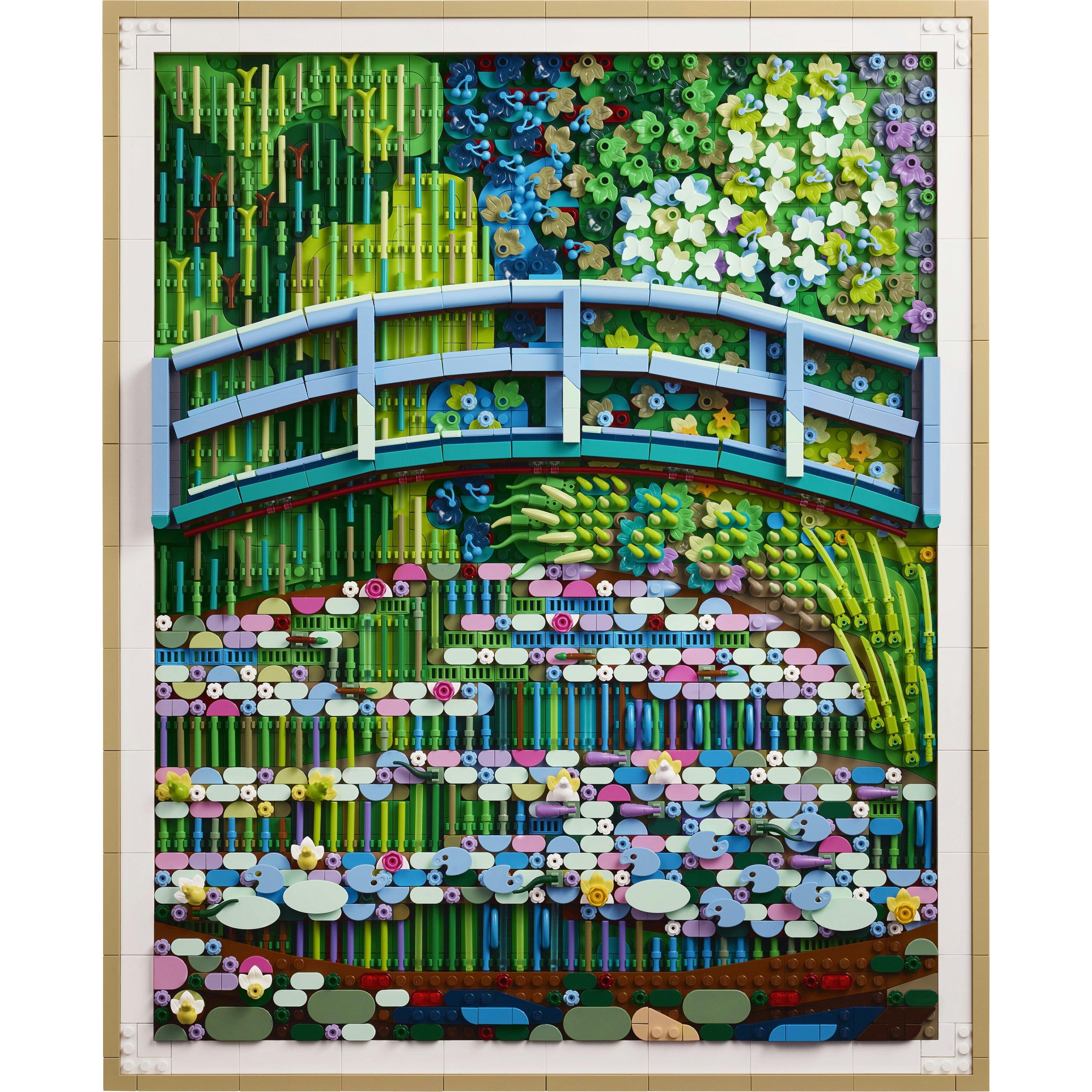 Claude Monet - LEGO - Art 31220 Claude Monet – Bridge over a Pond of Water Lilies - 13
