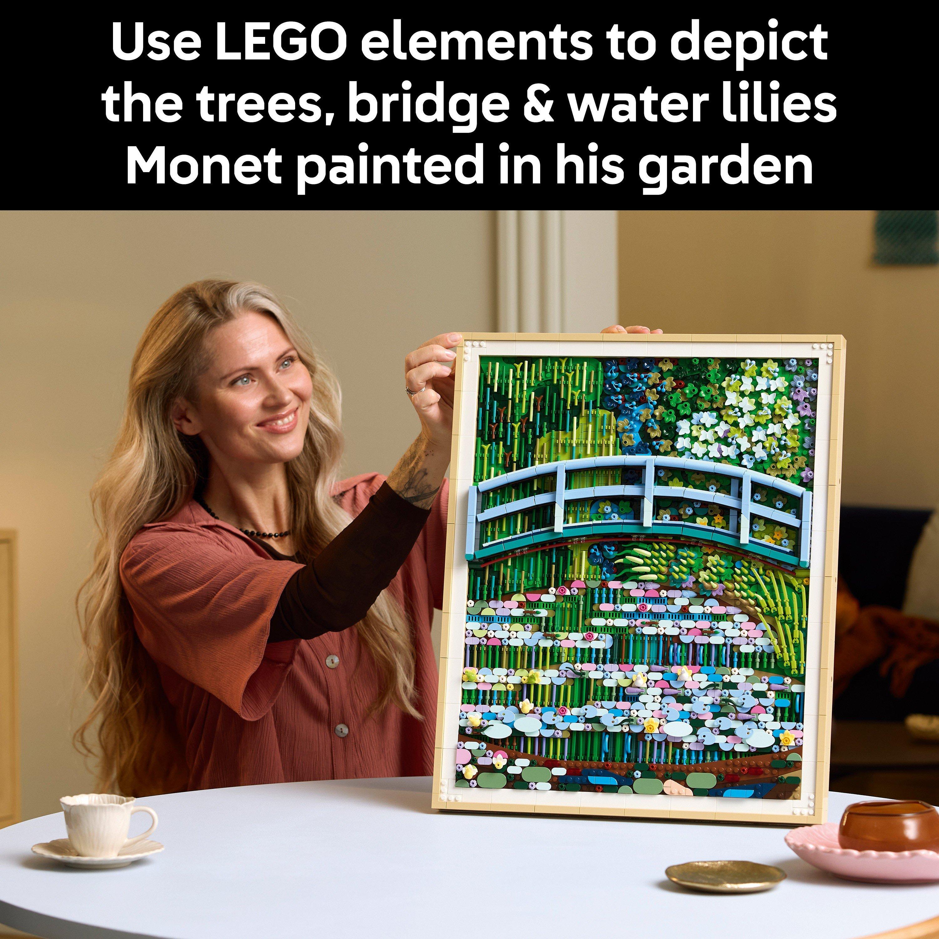 Claude Monet - LEGO - Art 31220 Claude Monet – Bridge over a Pond of Water Lilies - 4