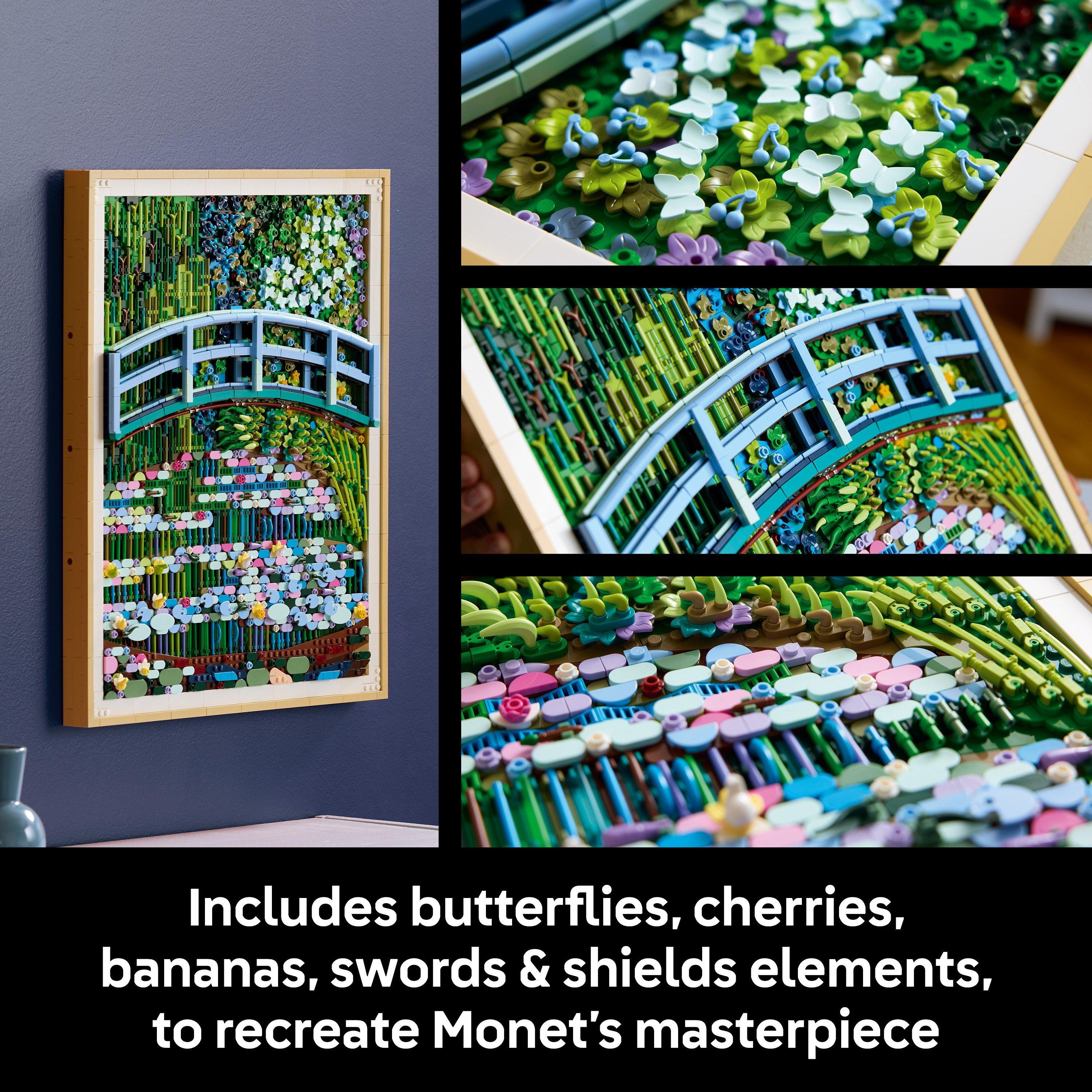 Claude Monet - LEGO - Art 31220 Claude Monet – Bridge over a Pond of Water Lilies - 5
