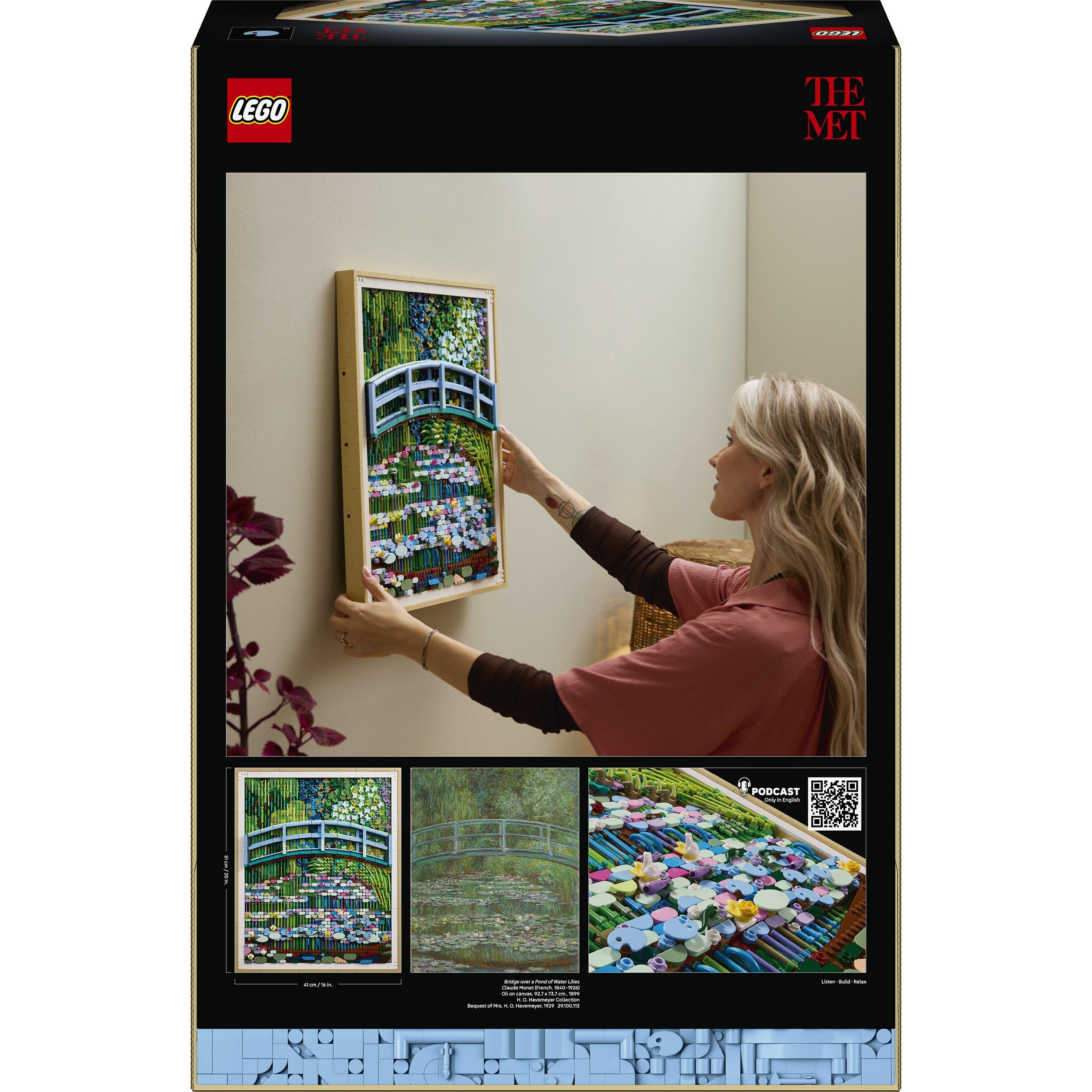 Claude Monet - LEGO - Art 31220 Claude Monet – Bridge over a Pond of Water Lilies - 9