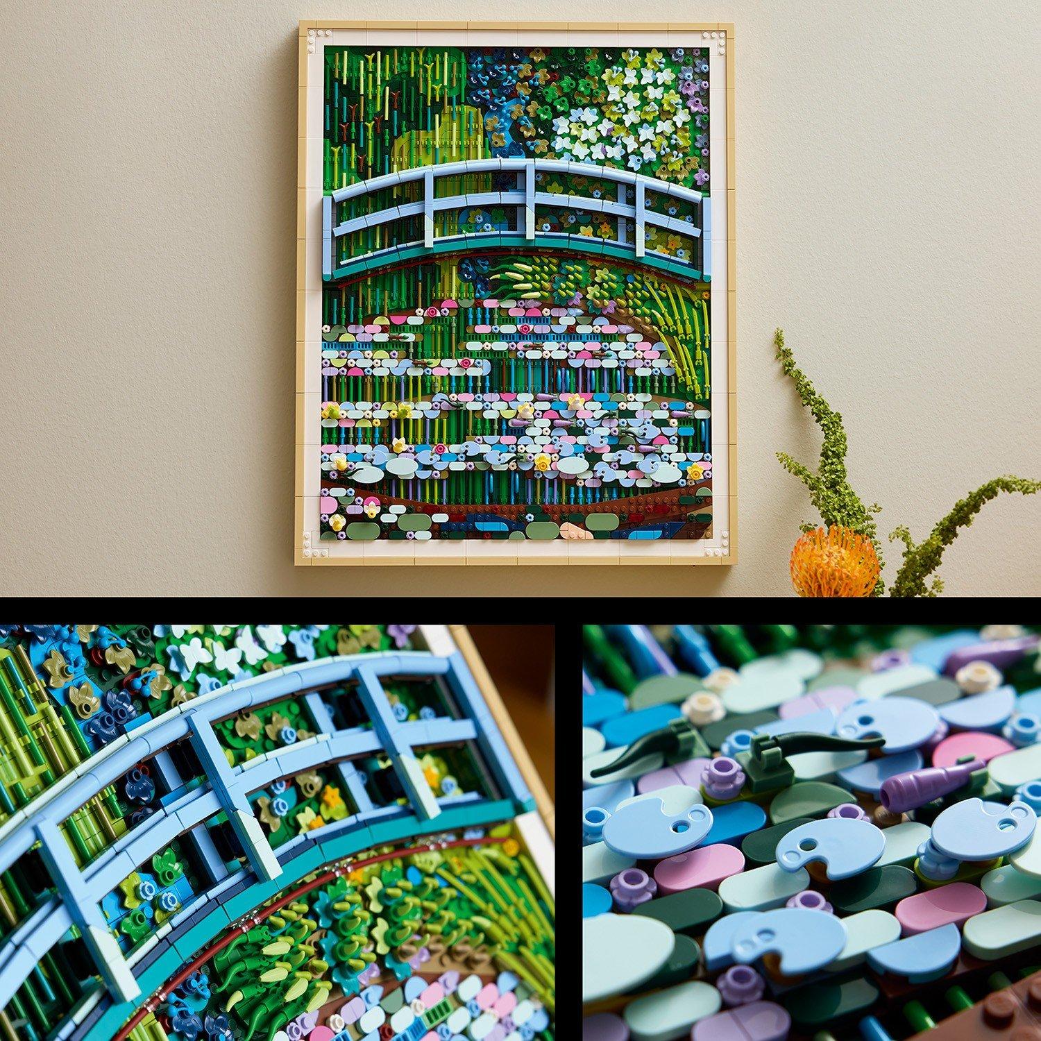 Claude Monet - LEGO - Art 31220 Claude Monet – Bridge over a Pond of Water Lilies - 10