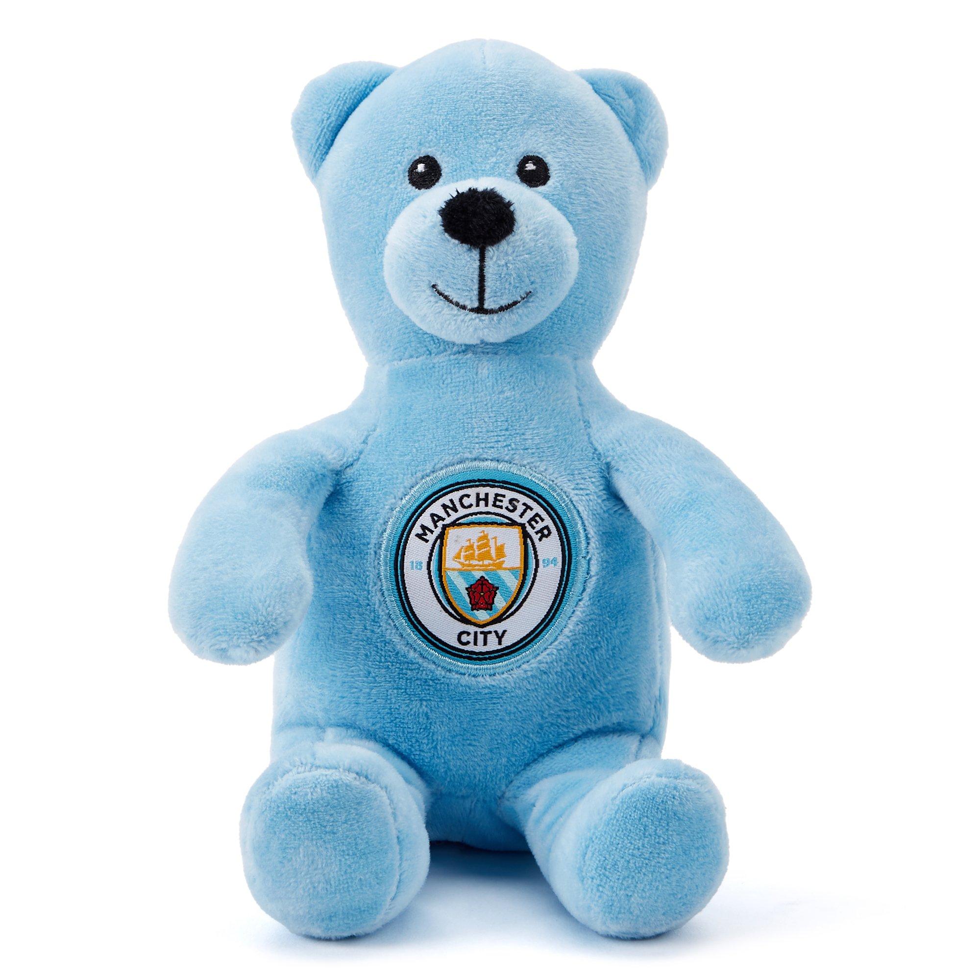 Team  Kids Football Licensed Beanie Bear 15 Cm - Man City Fc
