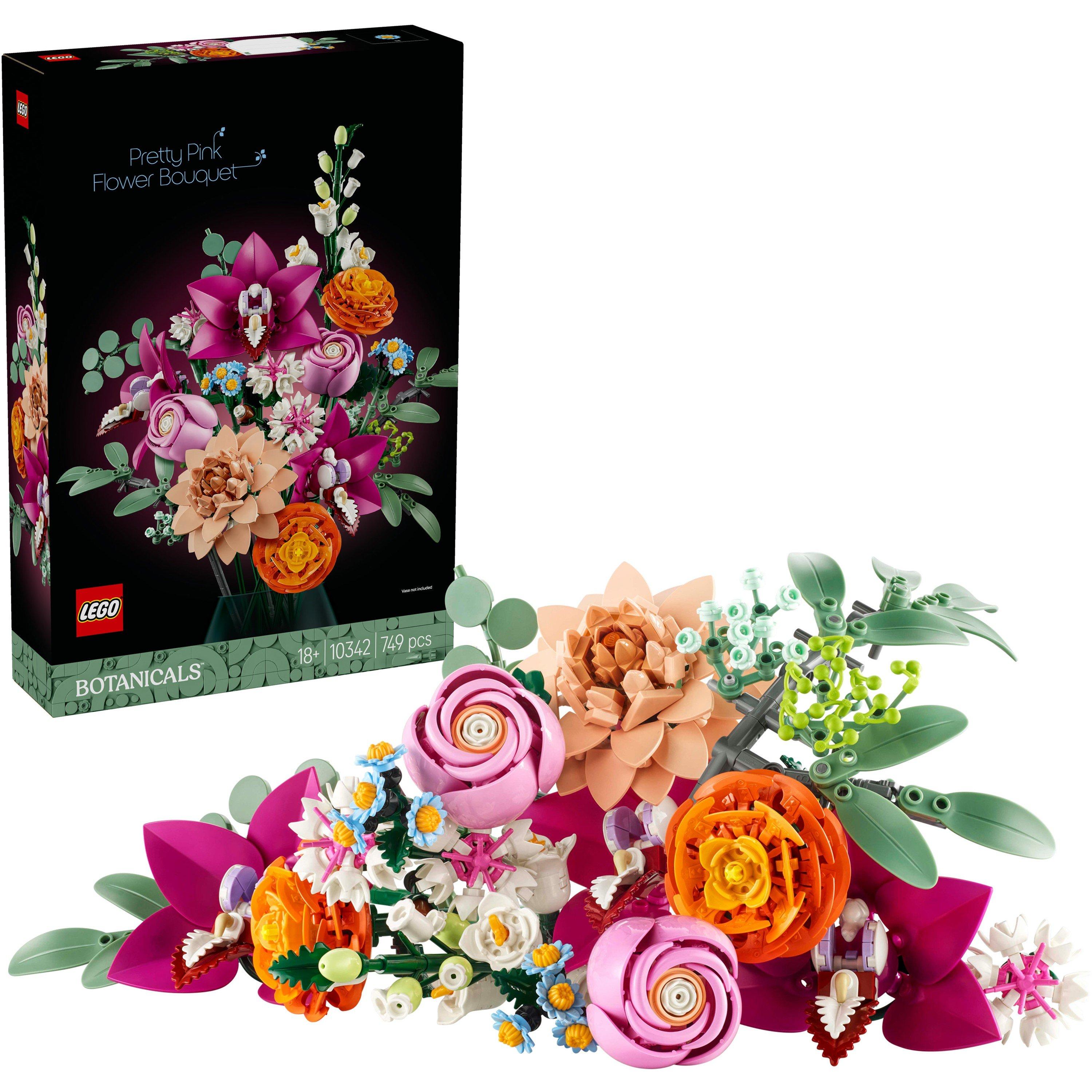 Botanicals - LEGO - Botanicals Pretty Pink Flower Bouquet Set 10342 - 1