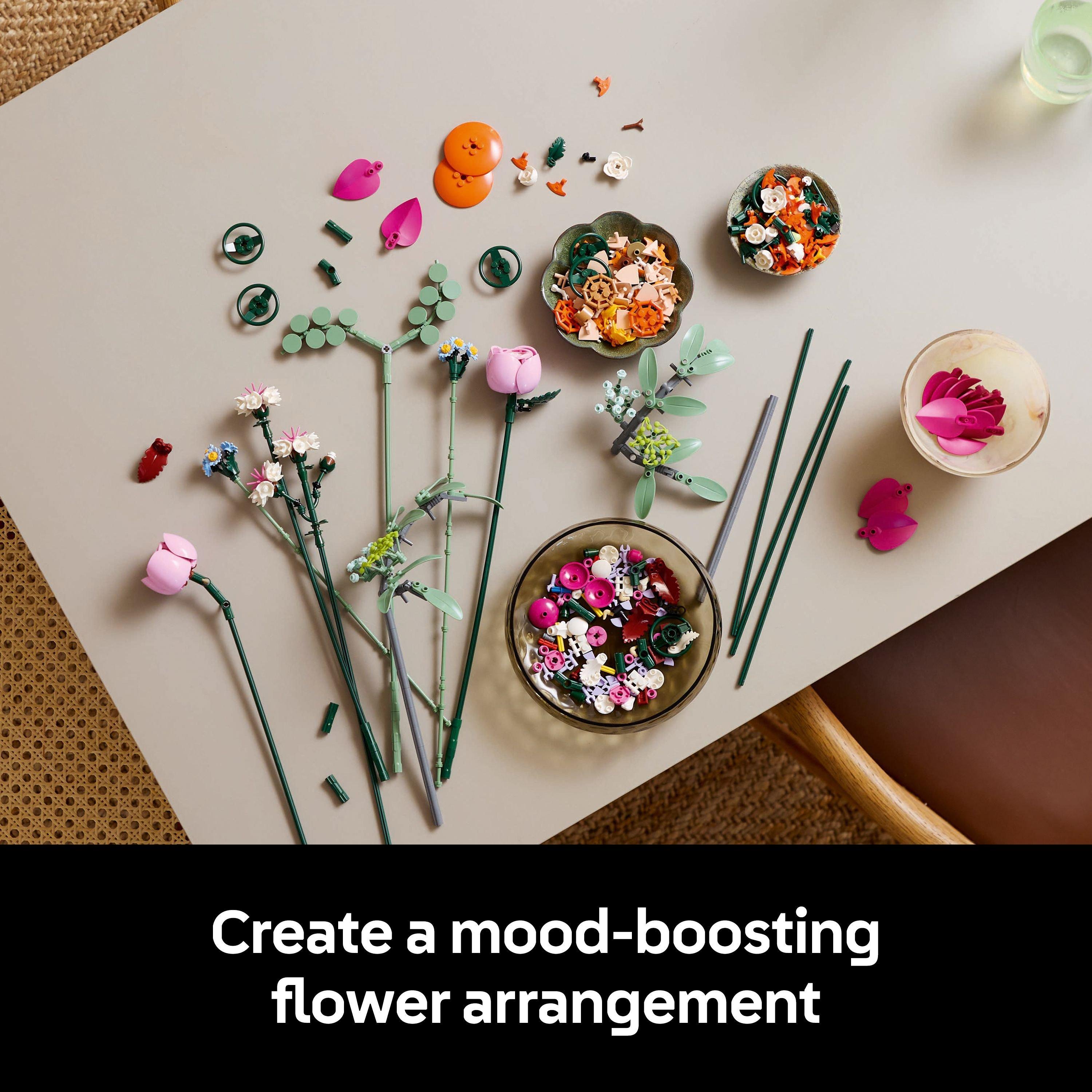 Botanikker - LEGO - LEGO Botanicals Pretty Pink Flower Bouquet Set 10342 - 4