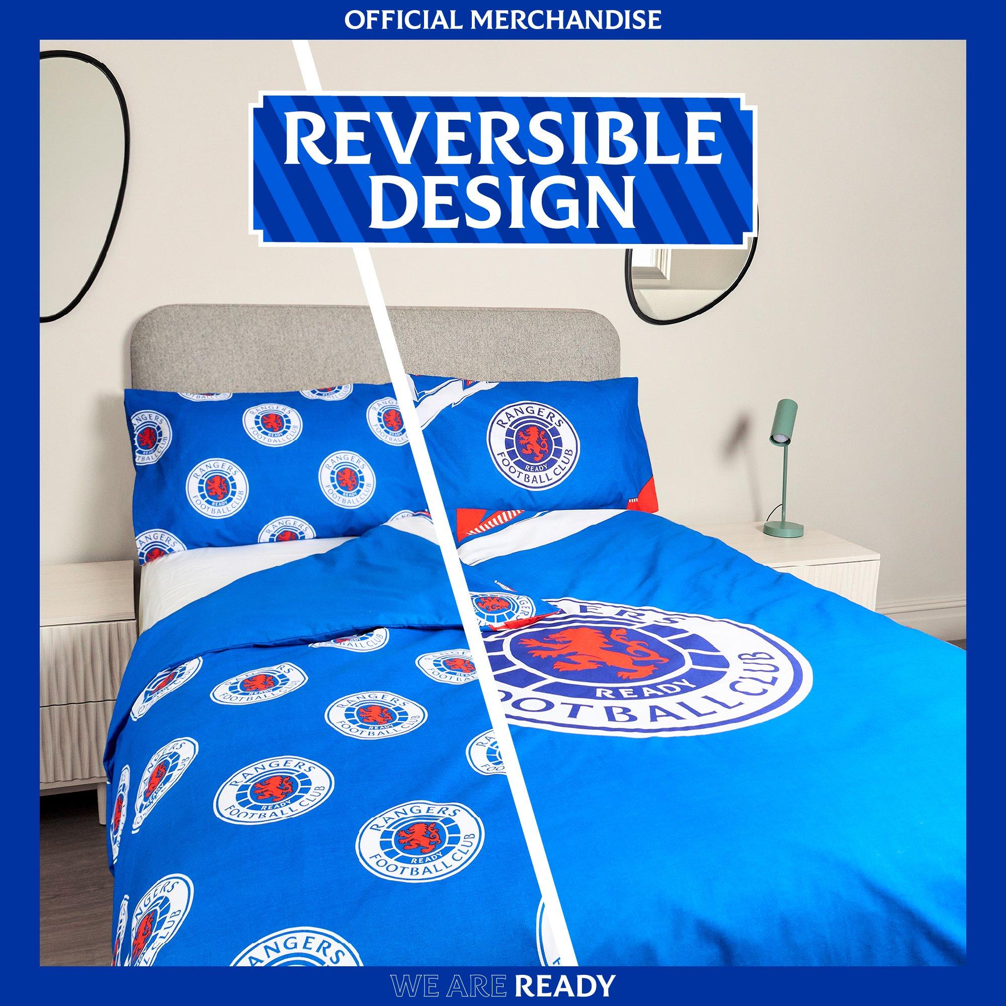 Rangers FC - Team - Football Officially Licensed Double Bedding Set - 2