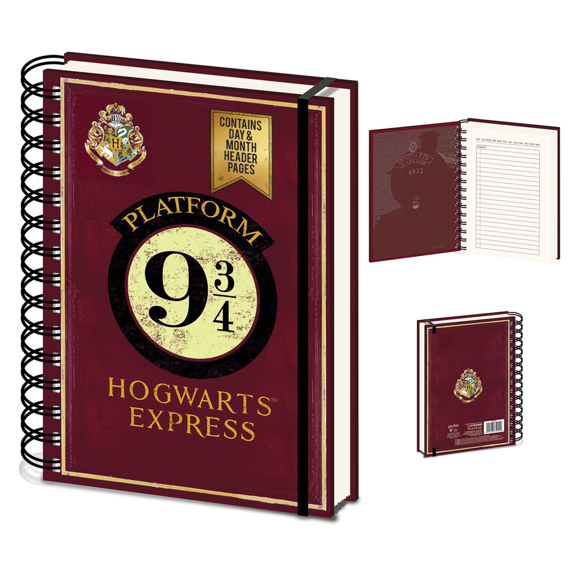 Harry Potter - Character - Harry Potter Platform 9 3/4 A5 Wiro Undated Diary Notebook