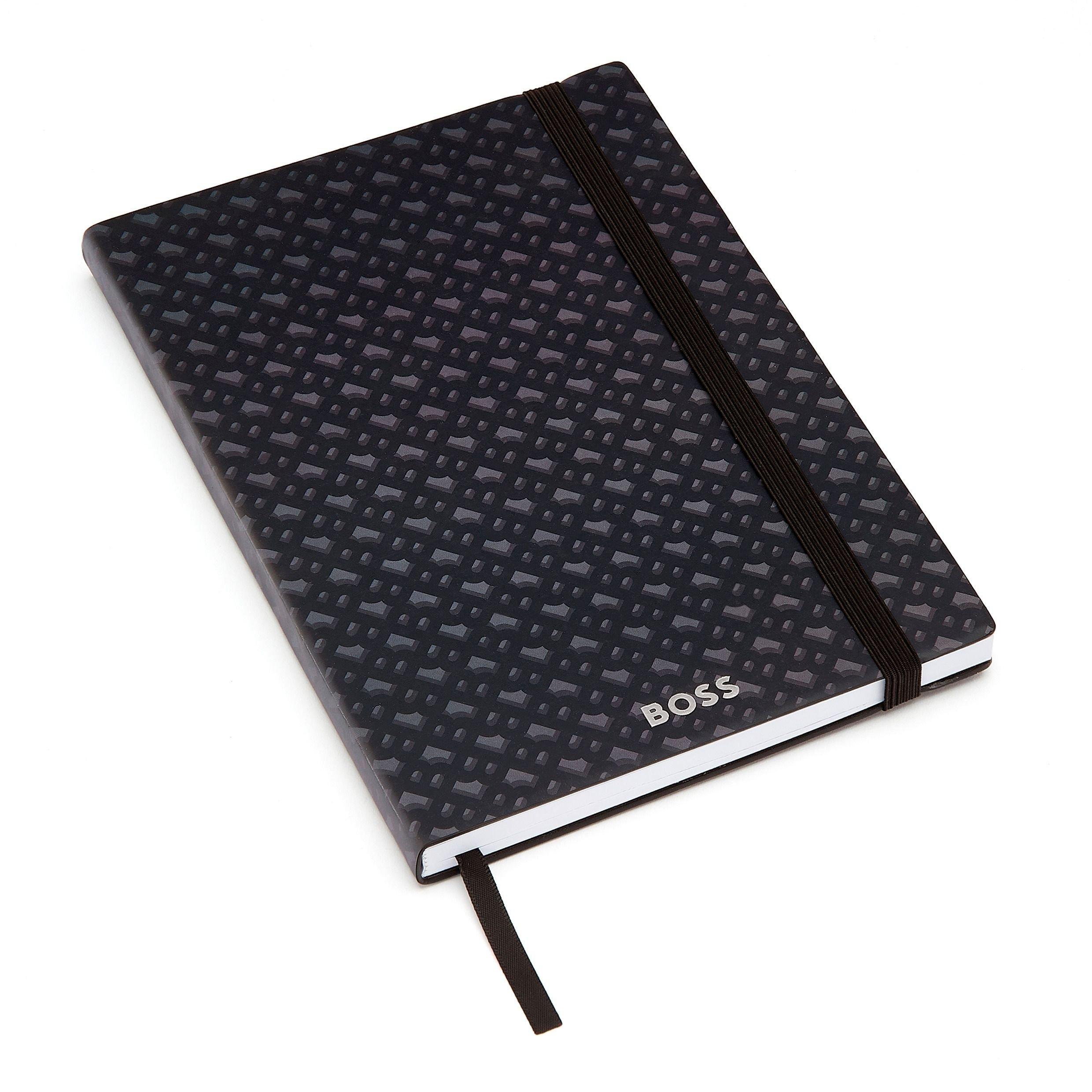 Black Mono - Boss - Men's Iconic Colour Design Notebook - 4
