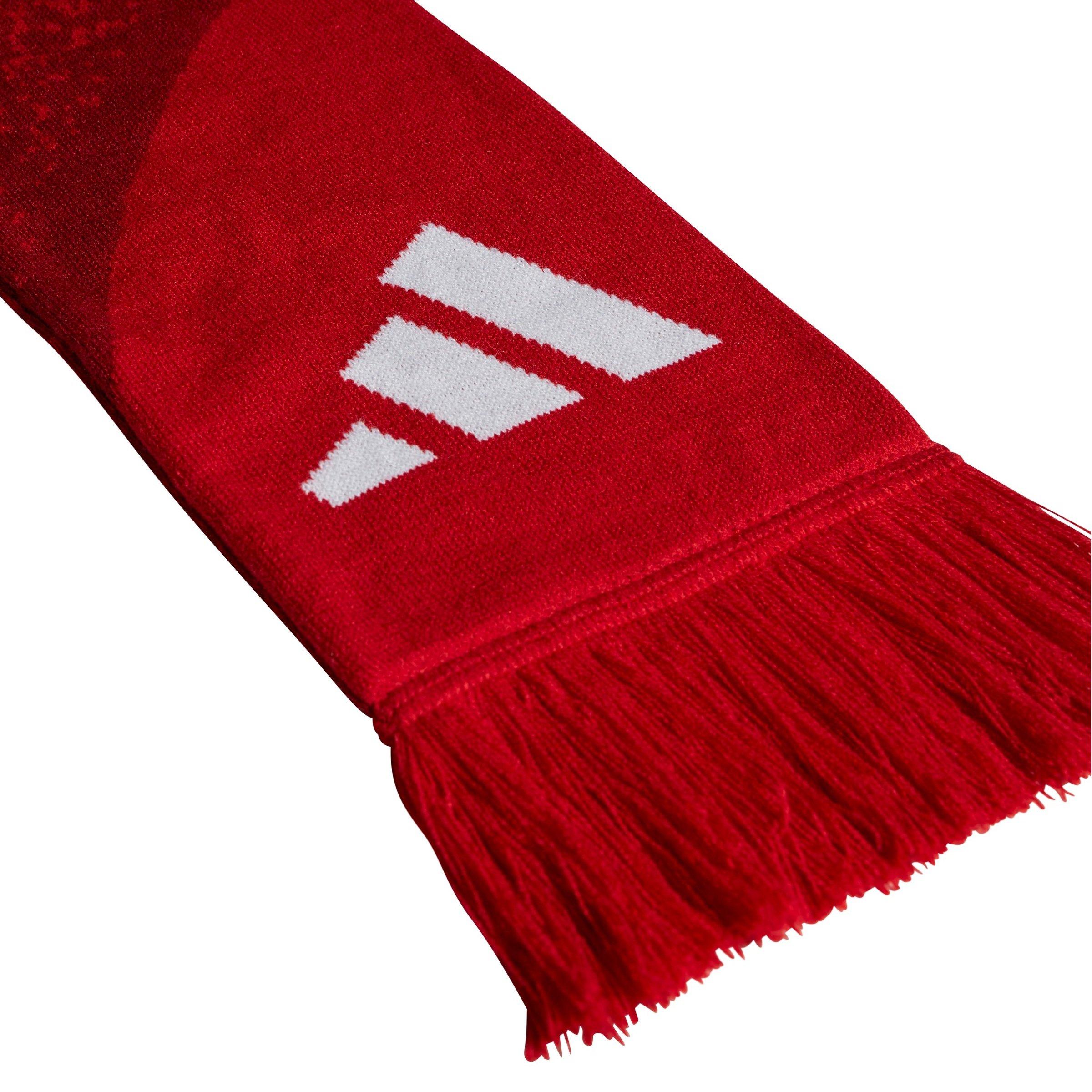 Mufc Red - adidas - Mufc Scarf Football Scarve Unisex Adults - 2