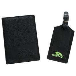 Trespass Adult Wunderlust Travel Set Passport and Luggage Tag