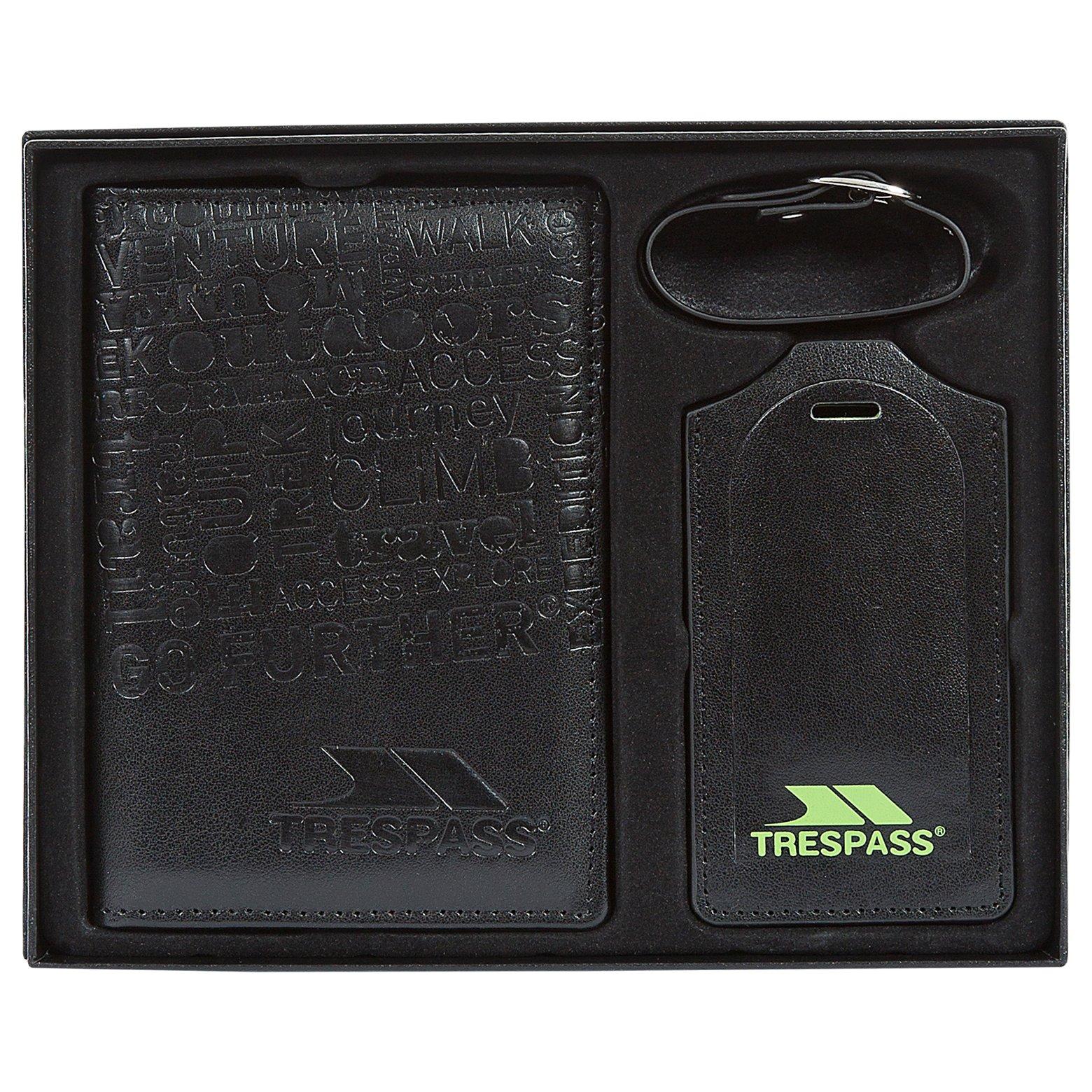 Schwarz - Trespass - Adult Wunderlust Travel Set Passport and Luggage Tag - 3