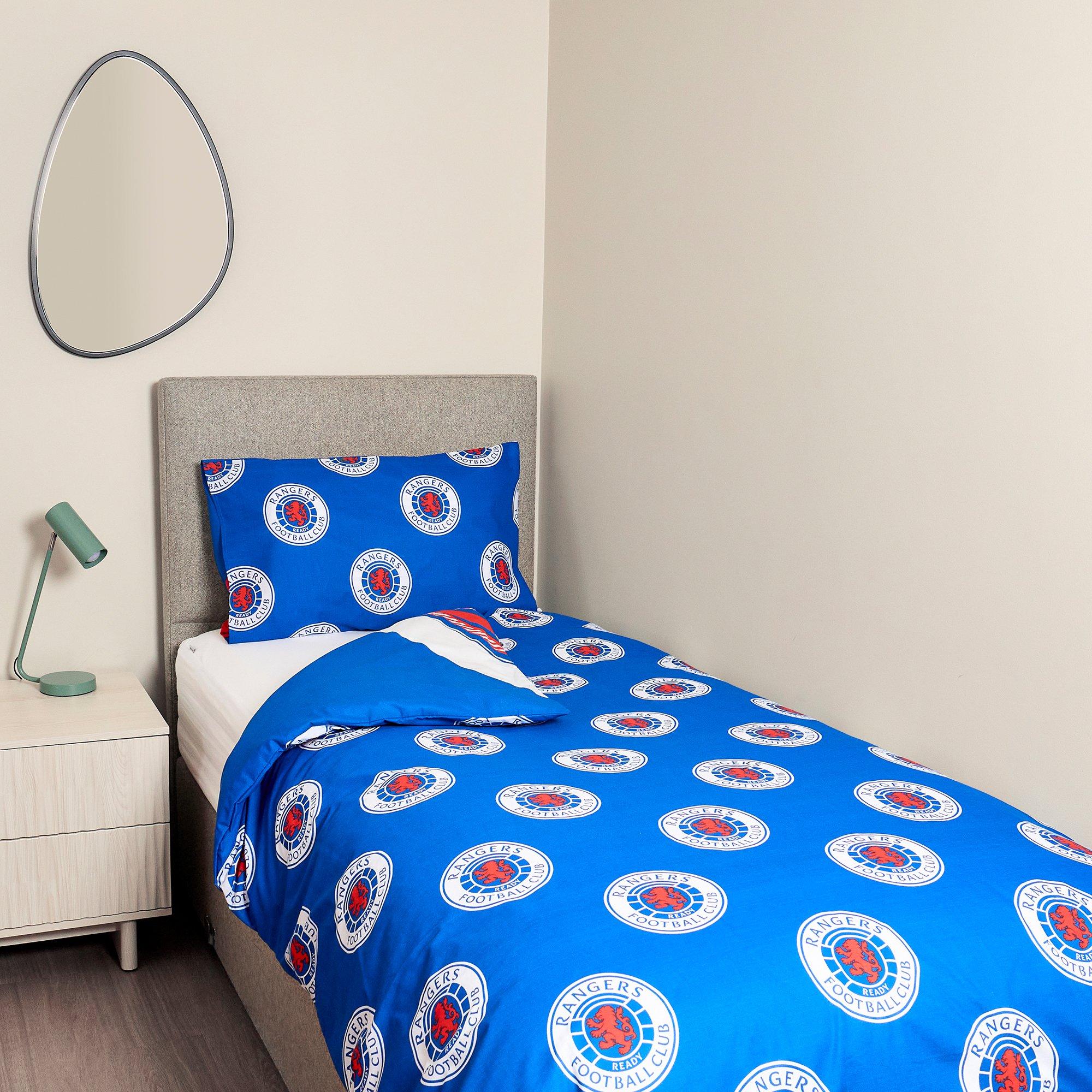 Rangers FC - Team - Football Officially Licensed Single Bedding Set - 3