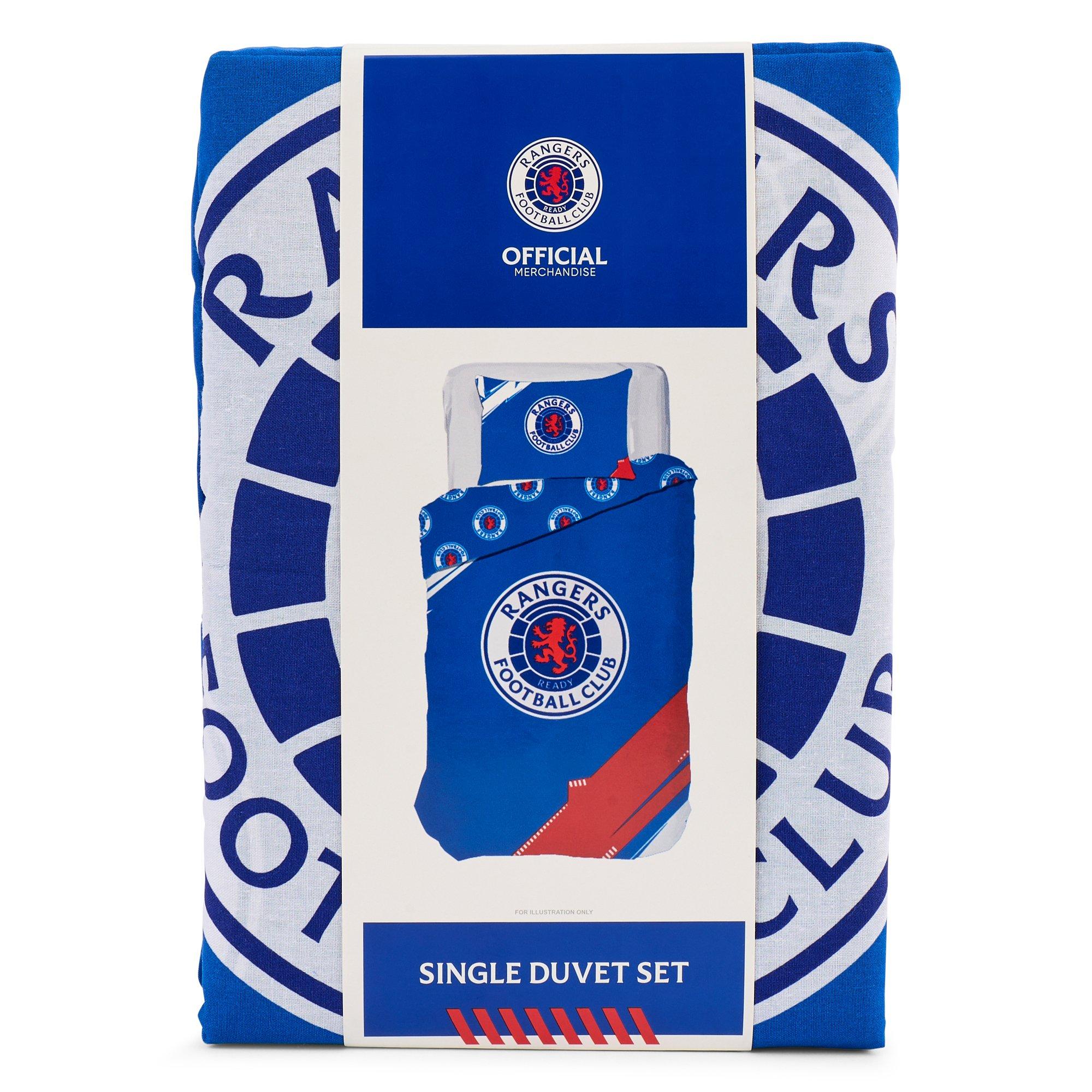 Rangers FC - Team - Football Officially Licensed Single Bedding Set - 6