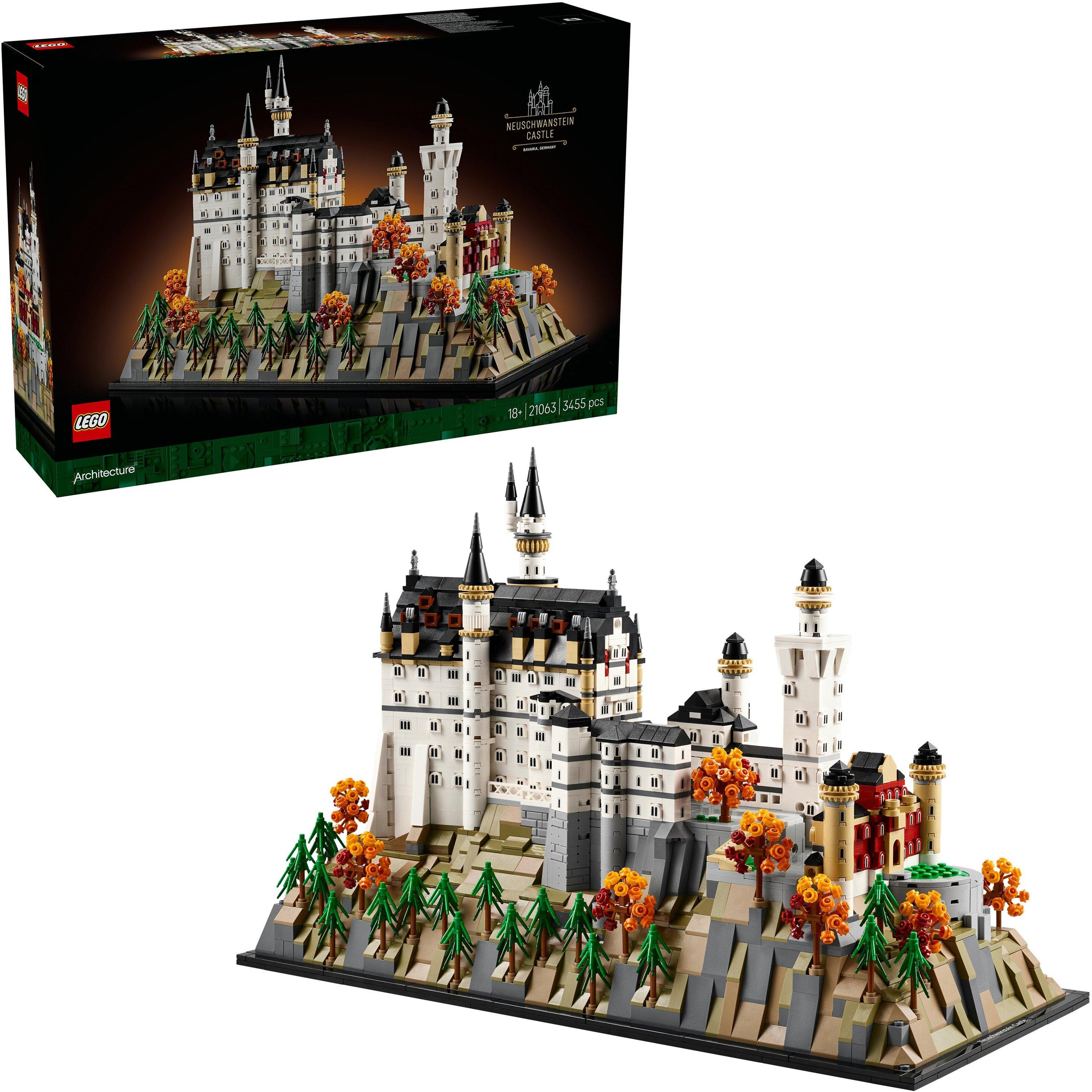 TBC - LEGO - LEGO® Architecture 21063 Neuschwanstein Castle Collectible Model Kit for Adults - 1