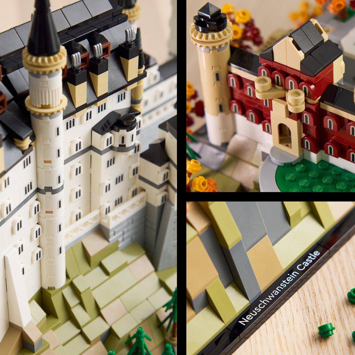 TBC - LEGO - LEGO® Architecture 21063 Neuschwanstein Castle Collectible Model Kit for Adults - 11