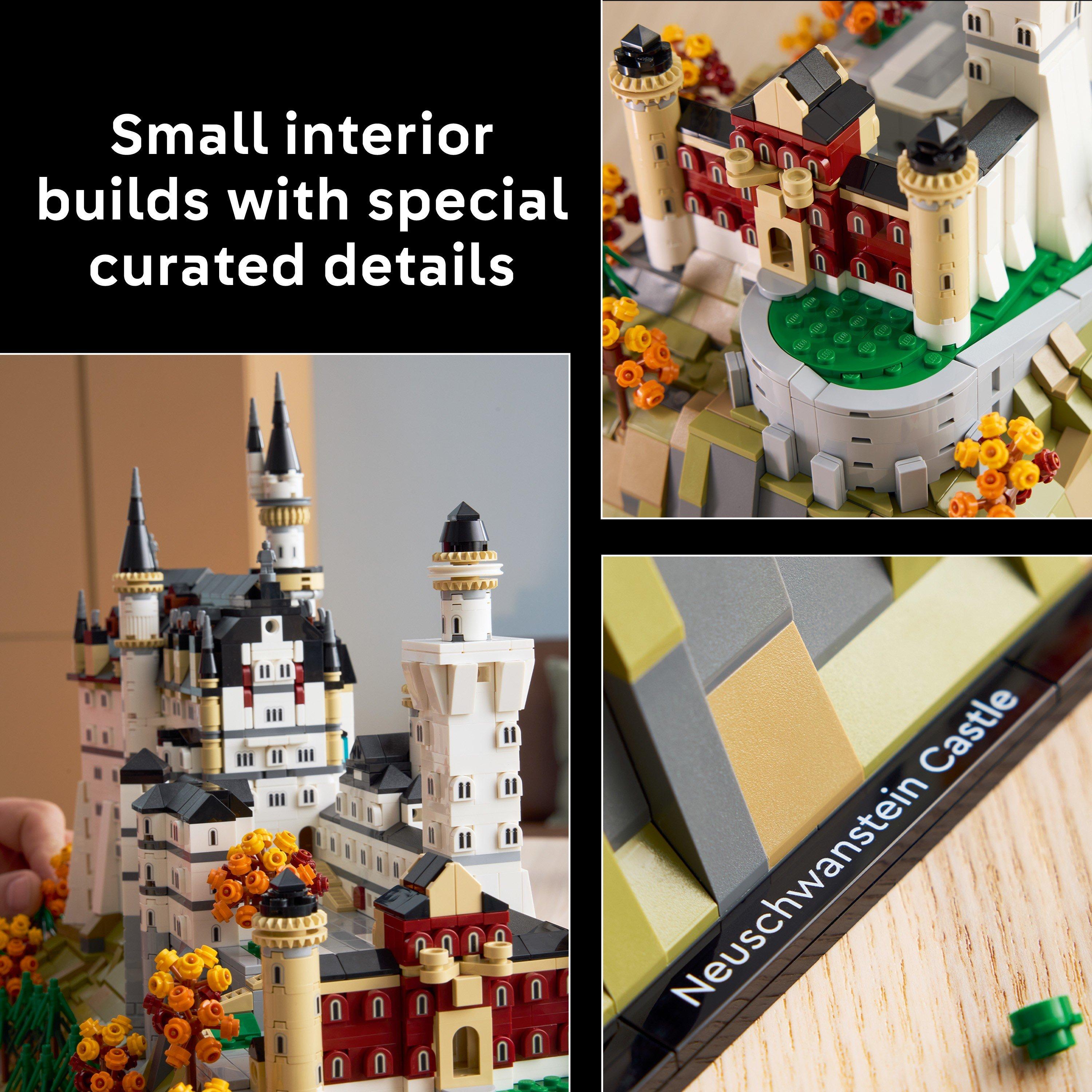 TBC - LEGO - LEGO® Architecture 21063 Neuschwanstein Castle Collectible Model Kit for Adults - 6