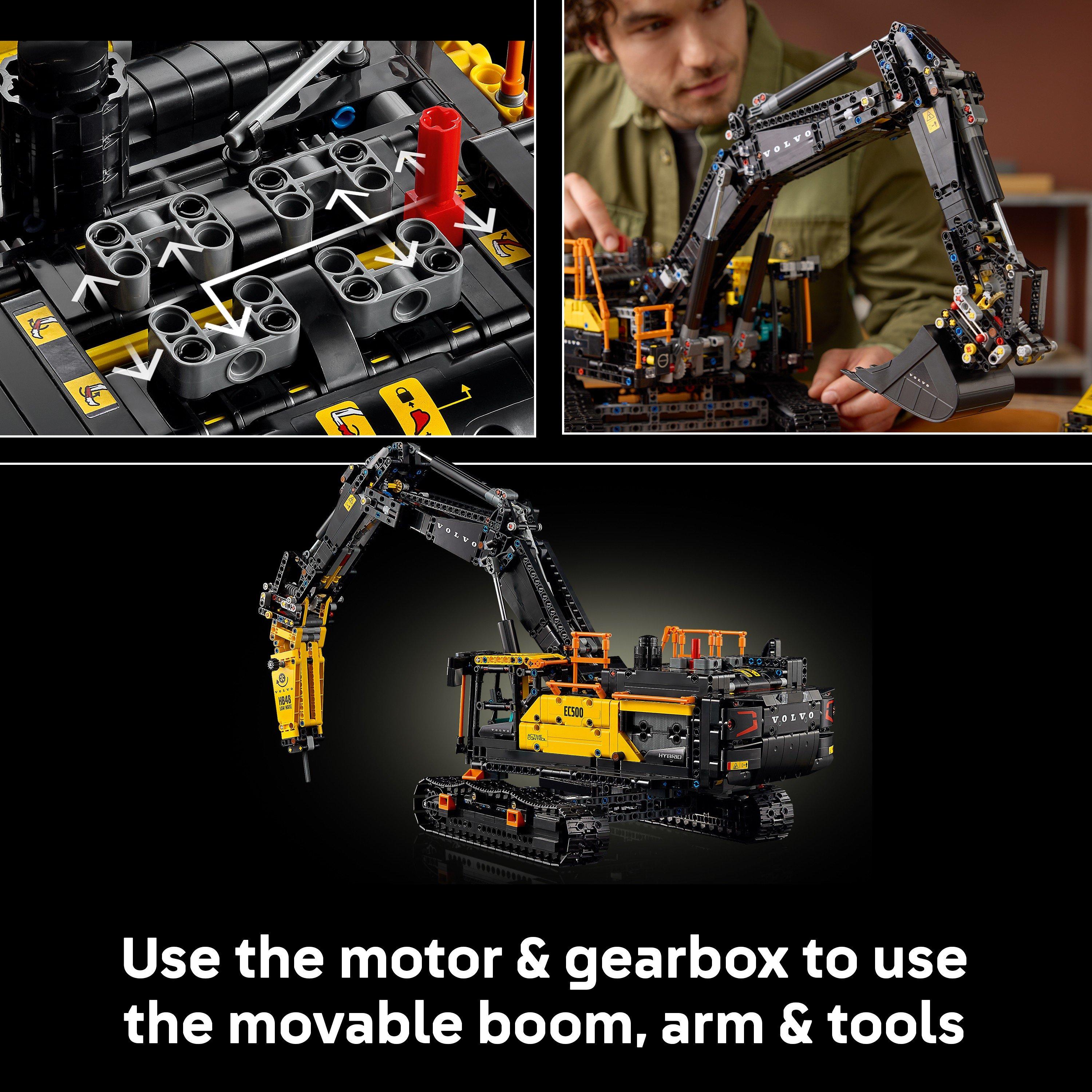 Volvo EC500 - LEGO - LEGO® Technic 42215 Volvo EC500 Hybrid Excavator Set Gift for Adults - 6
