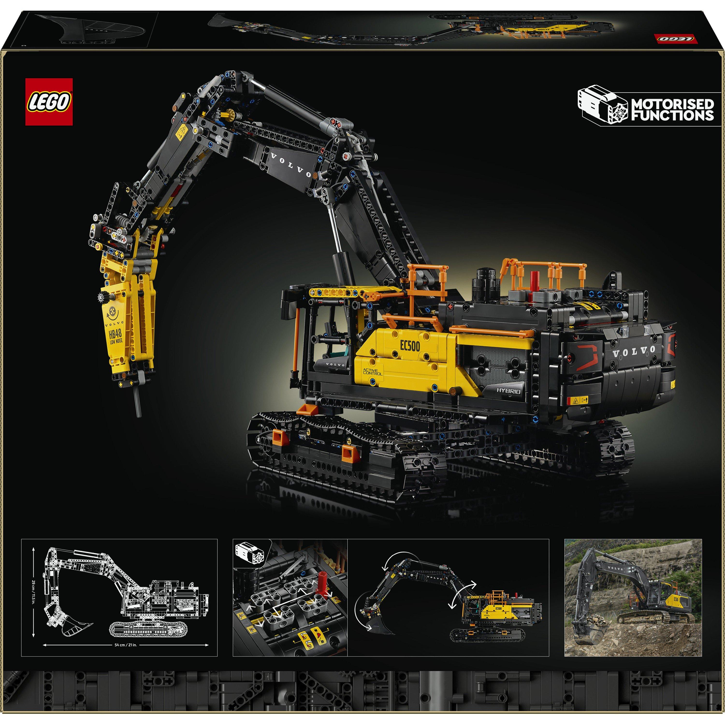 Volvo EC500 - LEGO - LEGO® Technic 42215 Volvo EC500 Hybrid Excavator Set Gift for Adults - 9